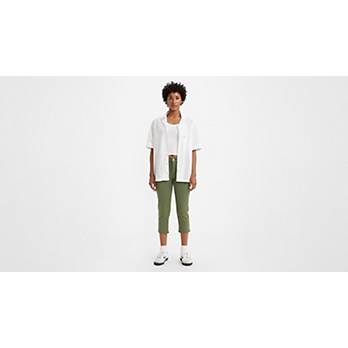 311 Shaping Skinny Capri Women\'s Jeans - Green | Levi\'s® US
