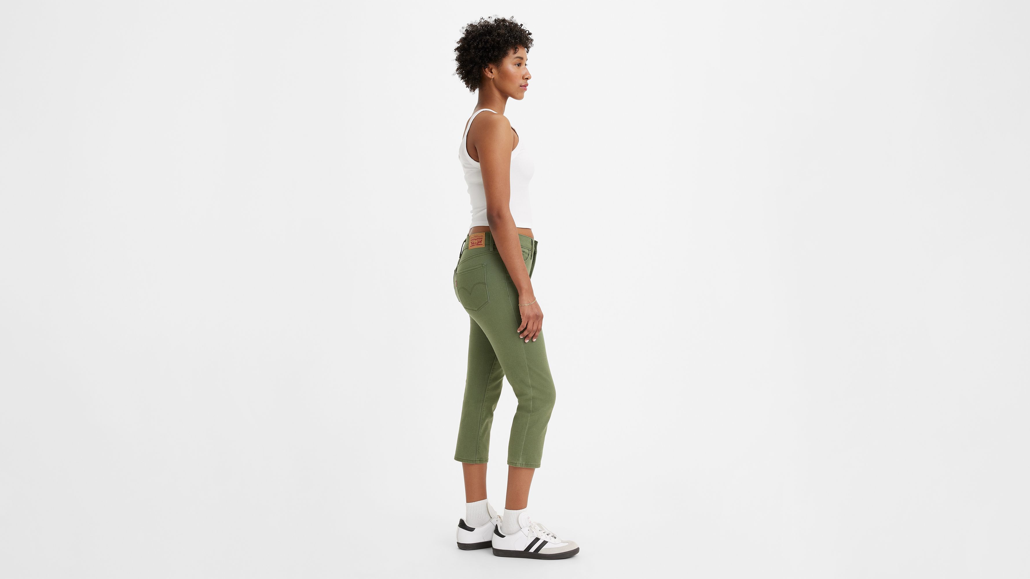 311 Shaping Skinny Capri Women's Jeans - Green