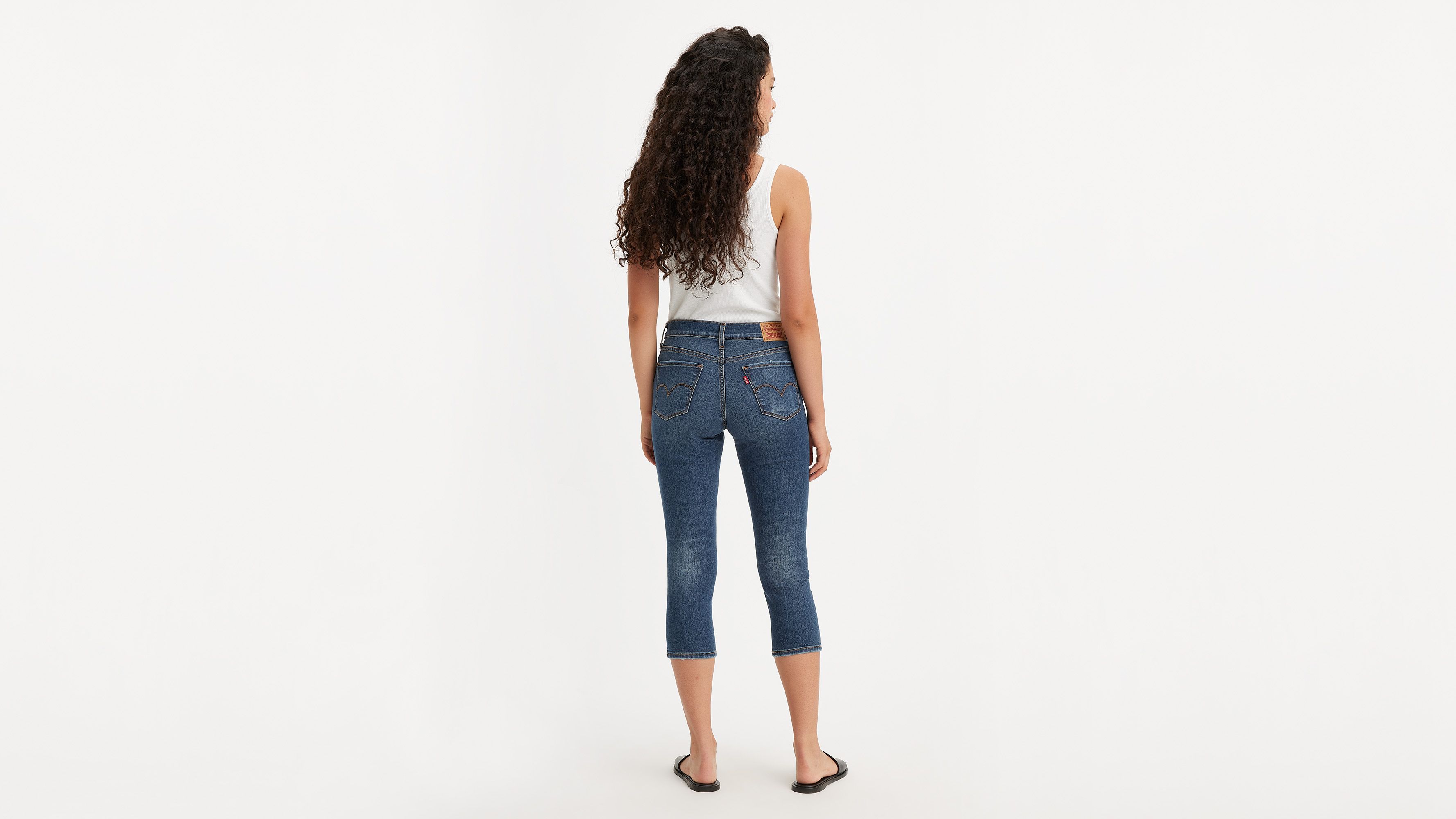 311 Shaping Skinny Capri Women's Jeans - Dark Wash