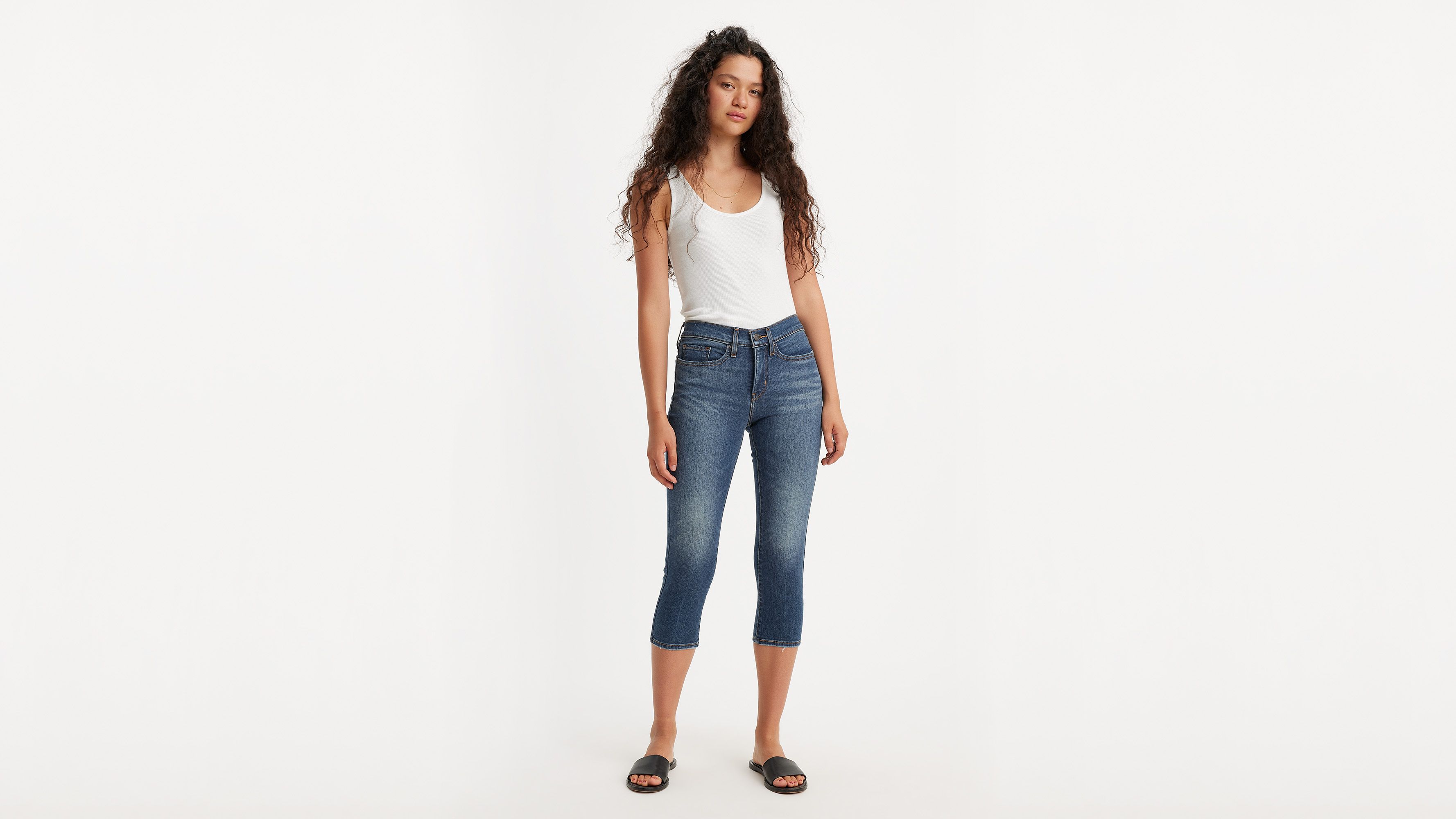 311 Shaping Skinny Capri Women's Jeans - Light Wash