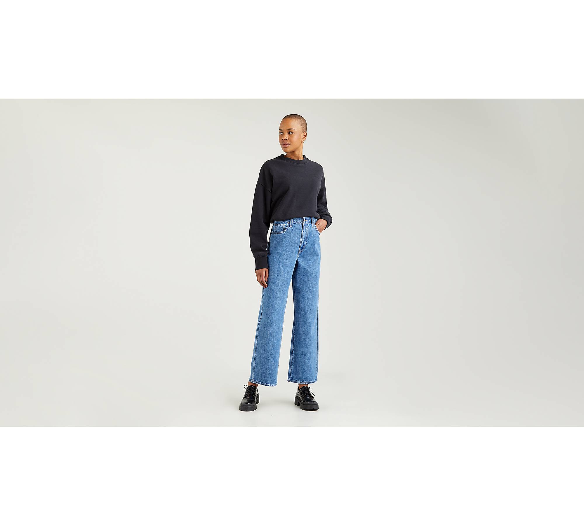 High-waisted Straight Jeans - Blue | Levi's® FR