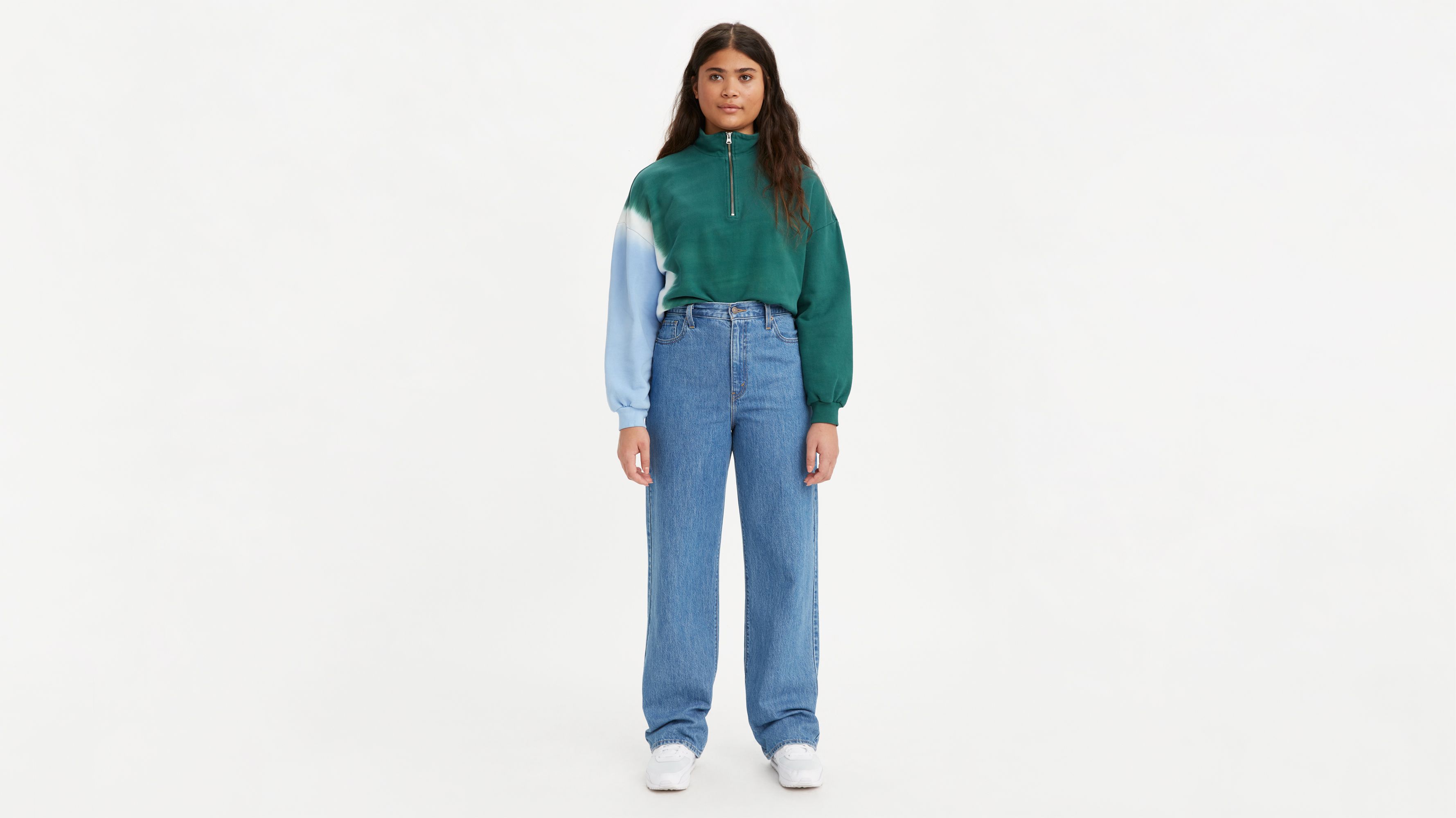 womens high rise levis