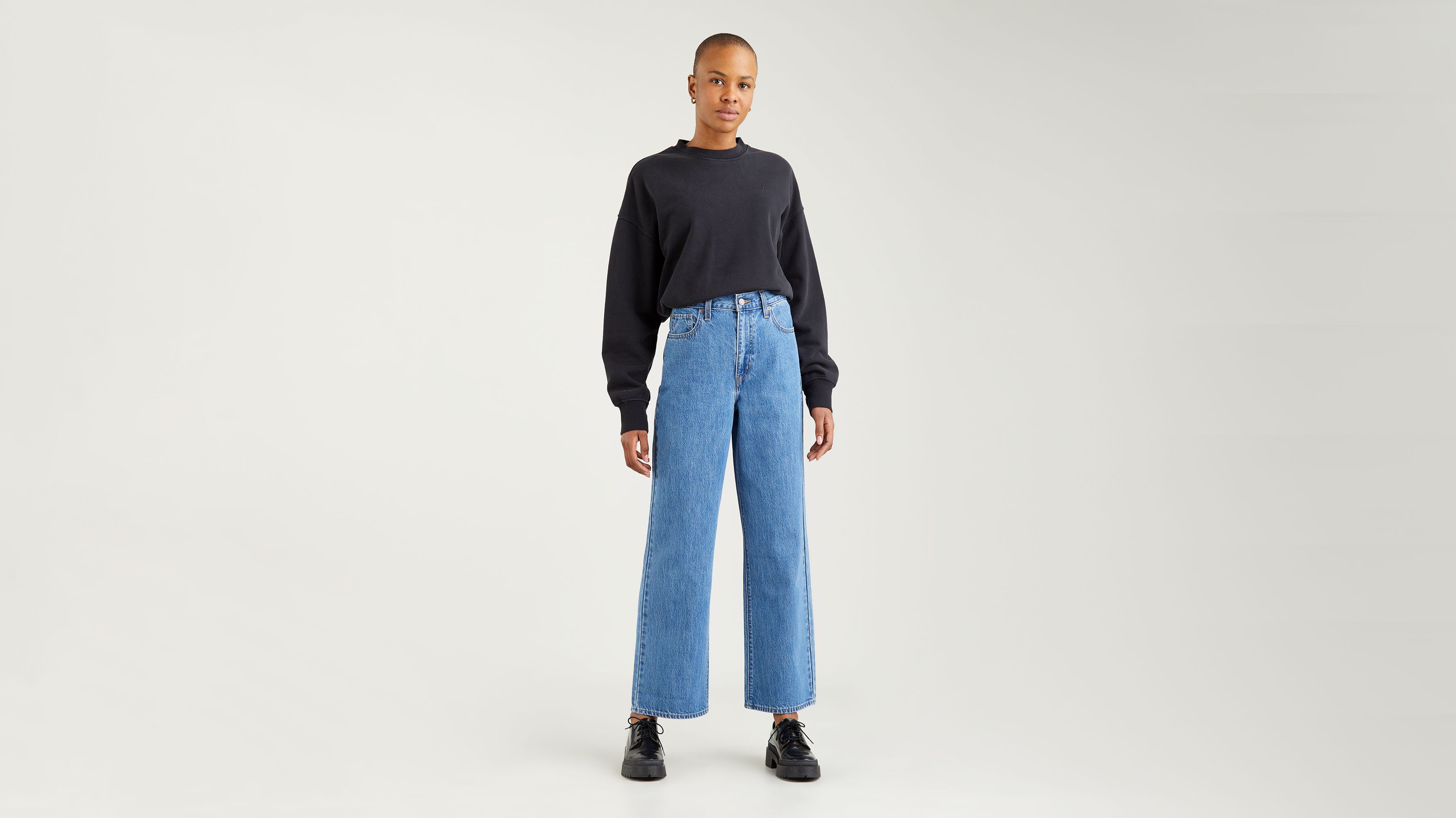 High-waisted Straight Jeans - Blue | Levi's® FR