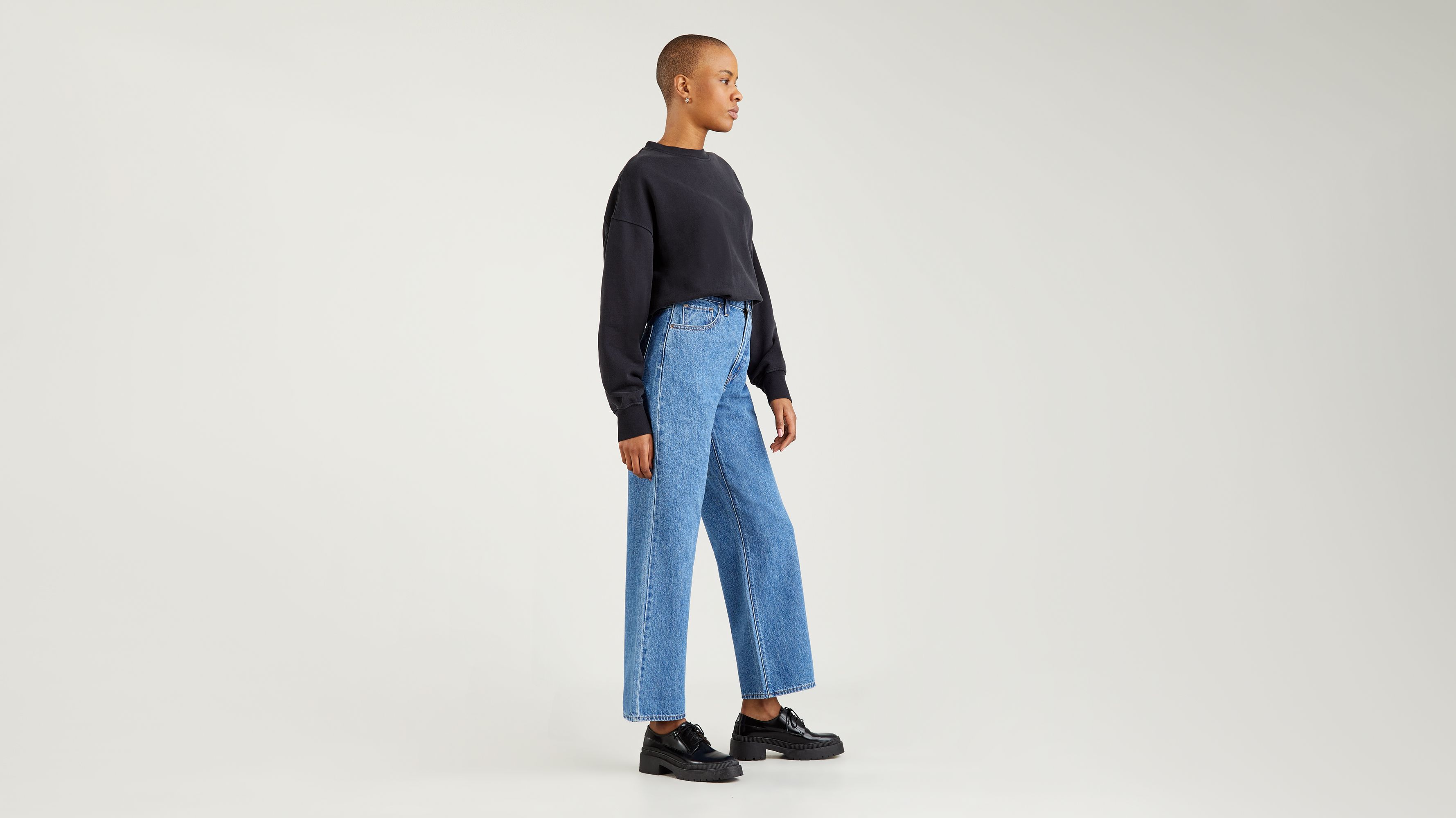 Levi\u2019s Hoge taille jeans blauw casual uitstraling Mode Spijkerbroeken Hoge taille jeans Levi’s 