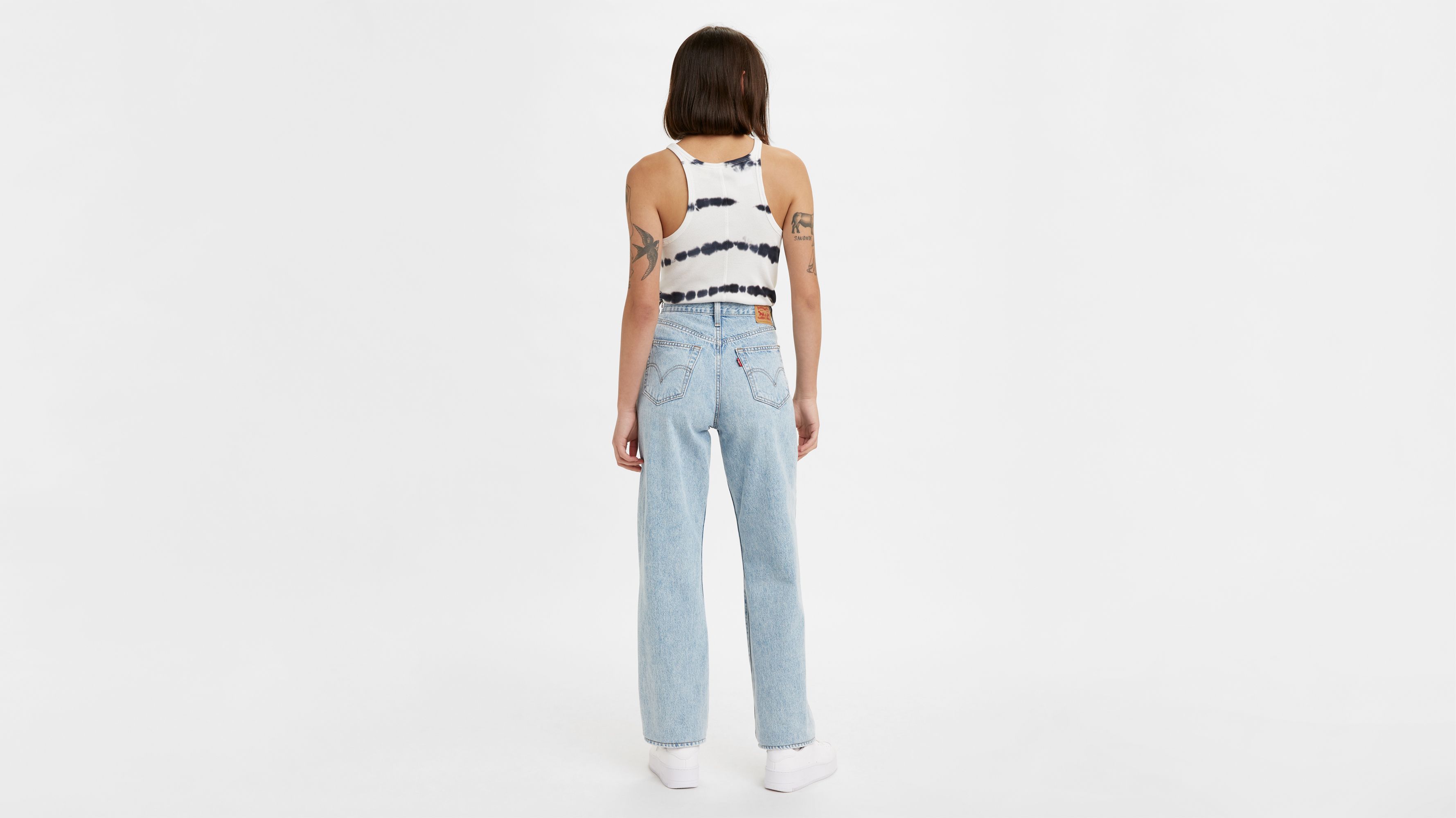 High Waisted Straight Women's Jeans