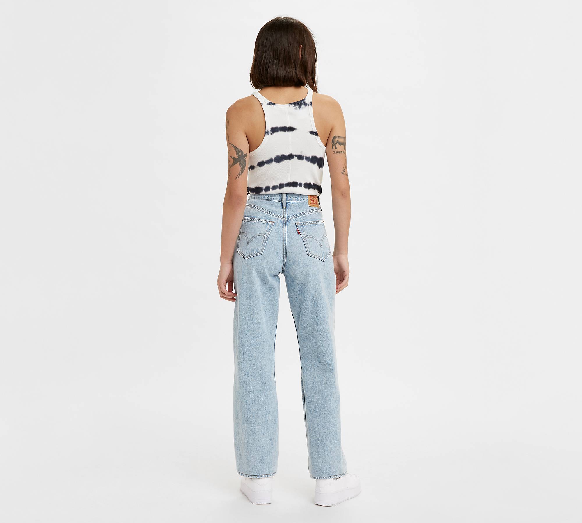 High-waisted Straight Jeans - Blue | Levi's® NL
