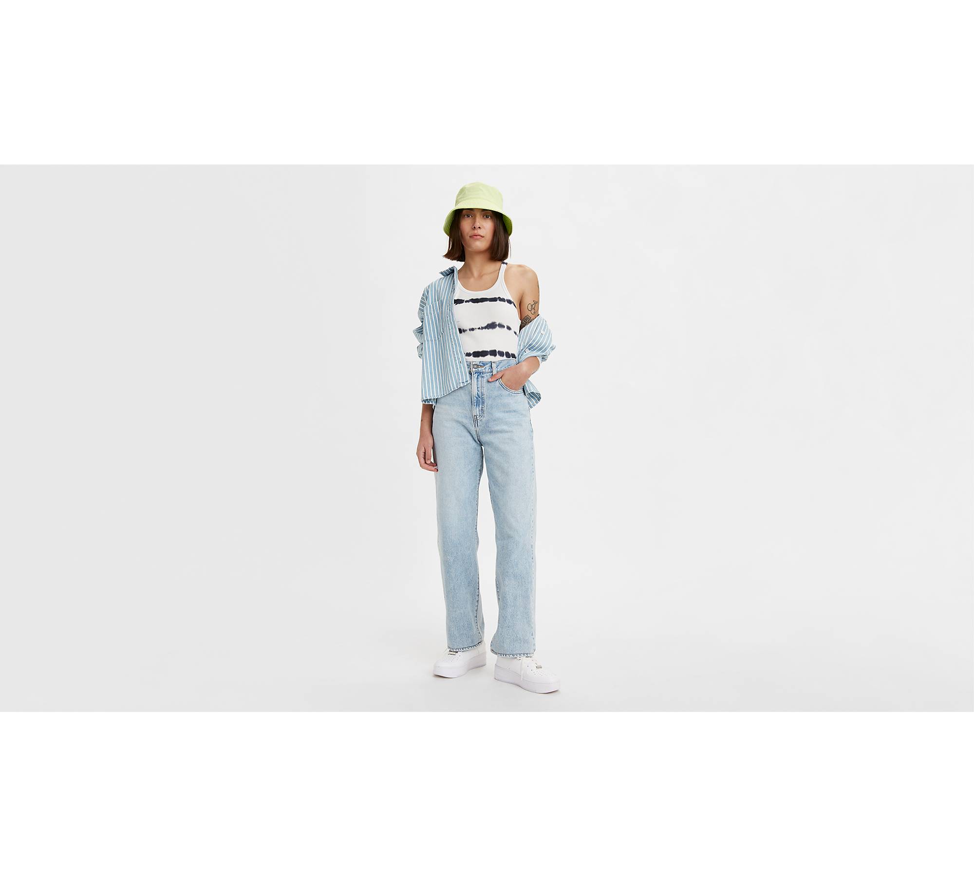 High Waisted Straight Women's Jeans - Light Wash | Levi's® US