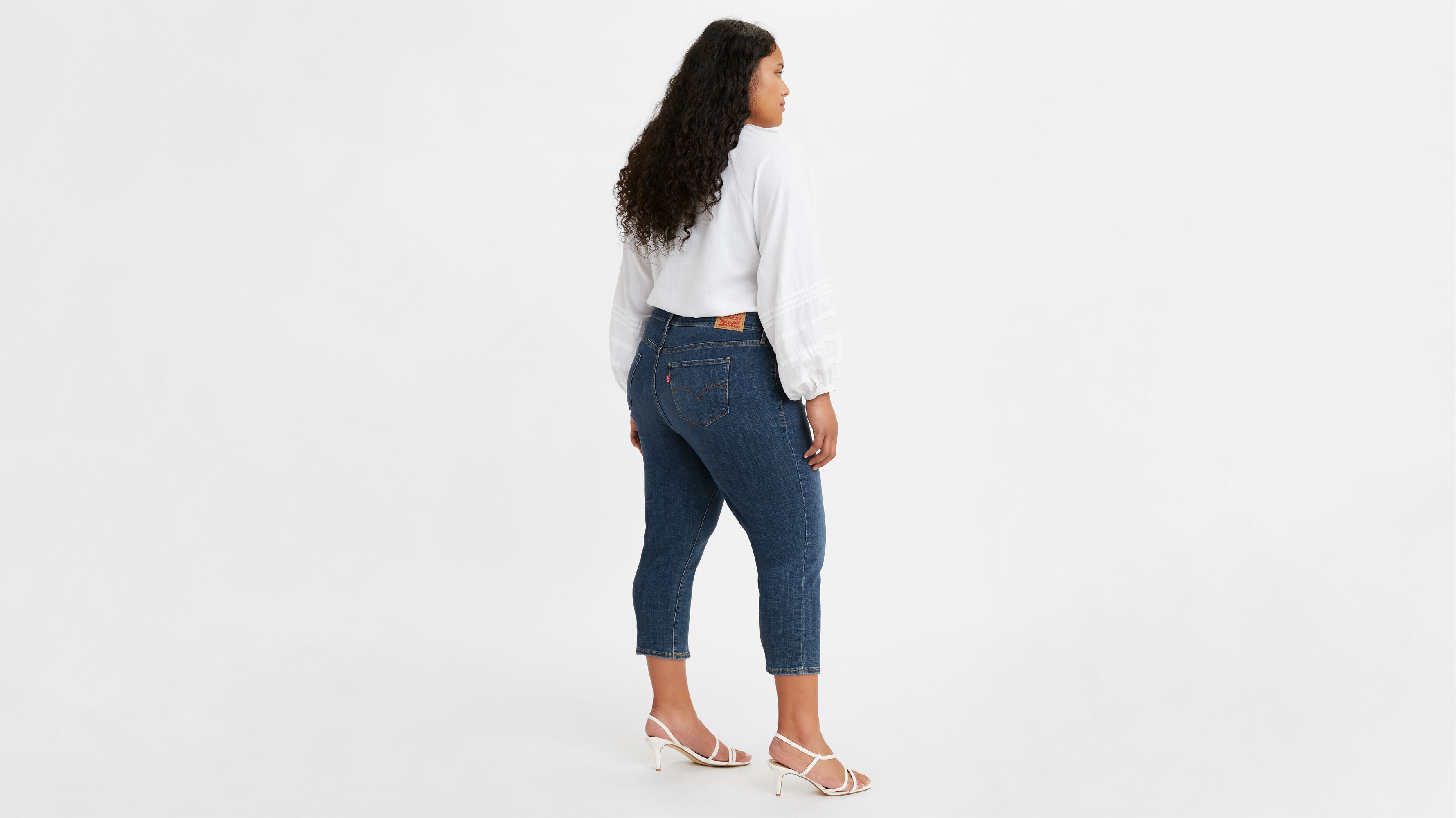 Buy Style & Co women plus size slim leg capri jeans netptune Online