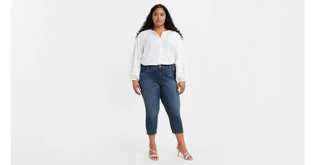 European & American Design Cropped Denim Stretch Skinny Jeans For Women  Slimming & Fit Summer Capris Ladies Jeans Pant In Plus Size From Shacksla,  $23.17