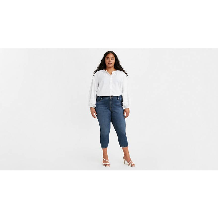 311 Shaping Skinny Capri Women's Jeans (Plus Size) 1