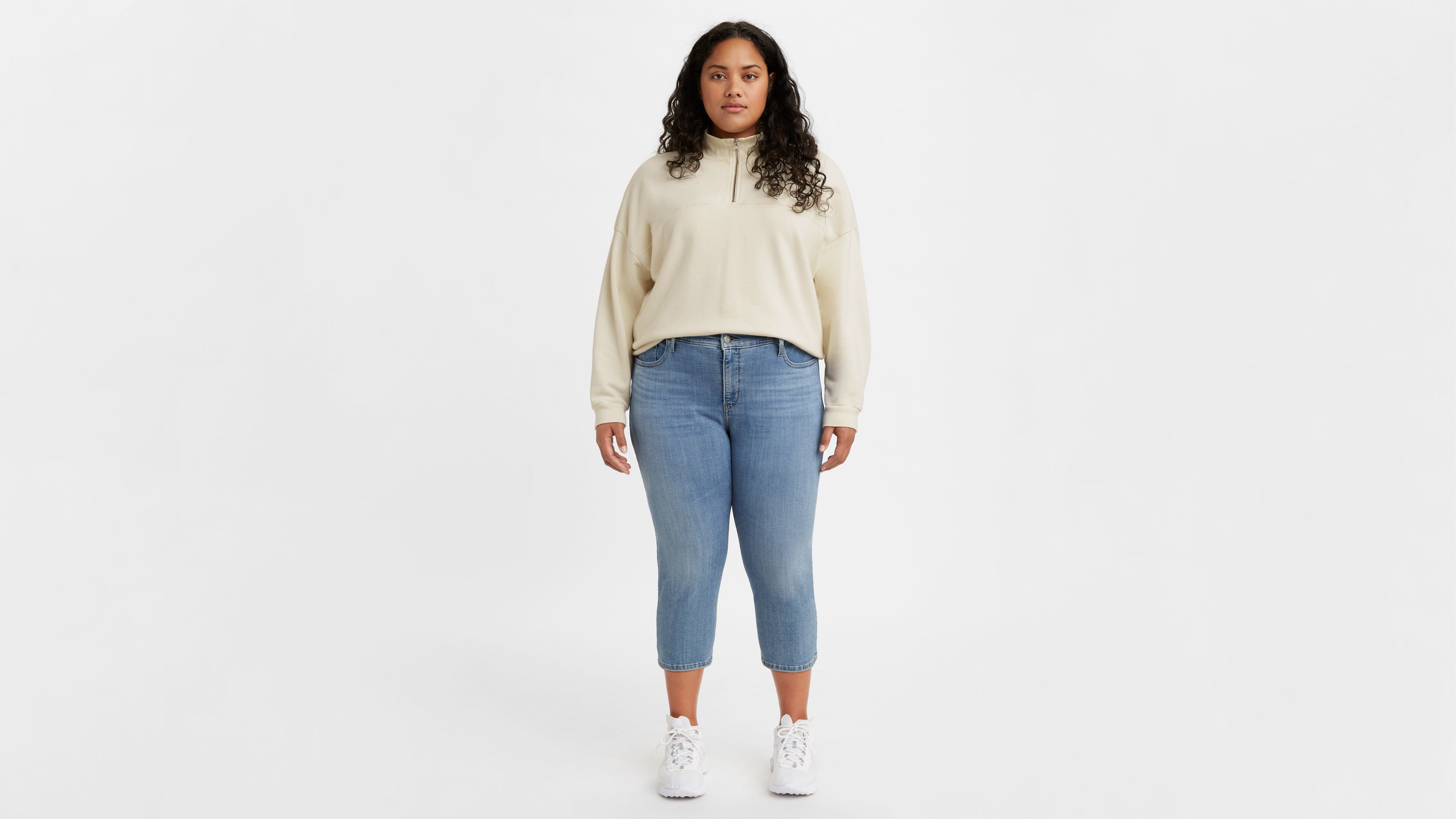 plus size skinny capris