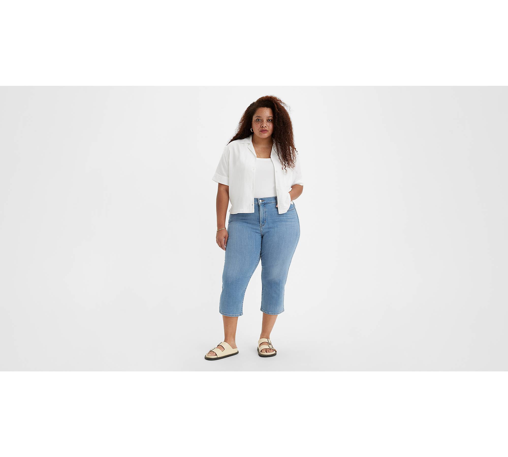 311 Shaping Skinny Capri Women's Jeans (Plus Size) 1