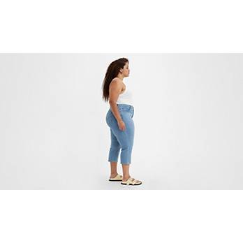311 Shaping Skinny Capri Women's Jeans (plus Size) - Light Wash