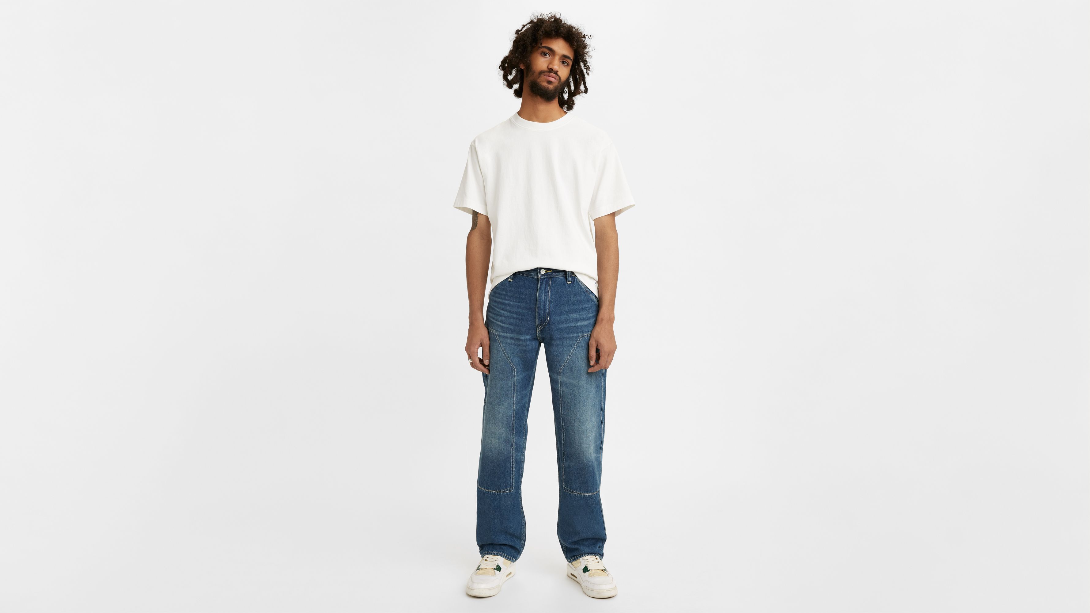 Workwear Loose Straight Men's Jeans