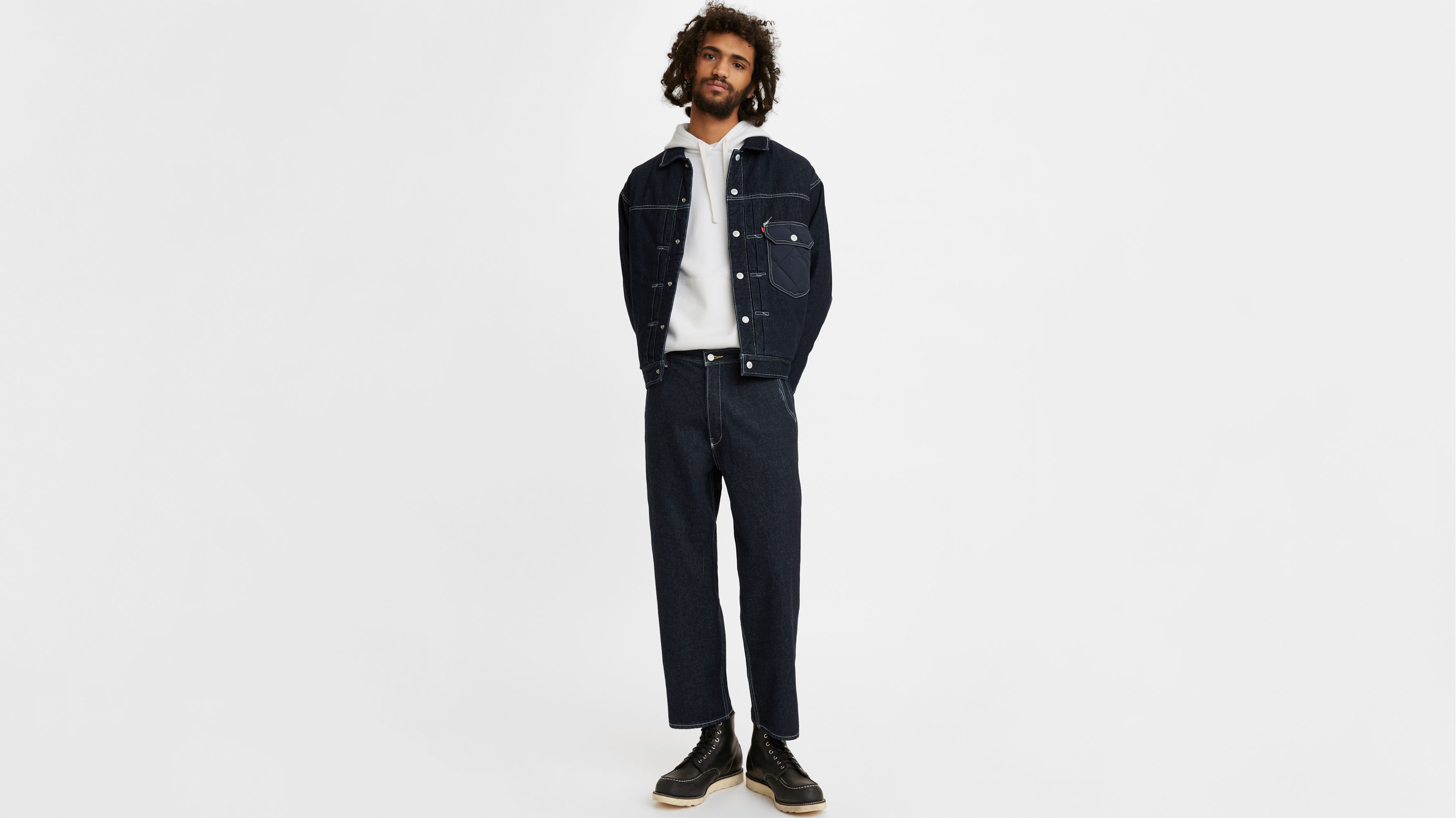 Relaxed Taper Fit Men's Trousers - Dark Wash | Levi's® US