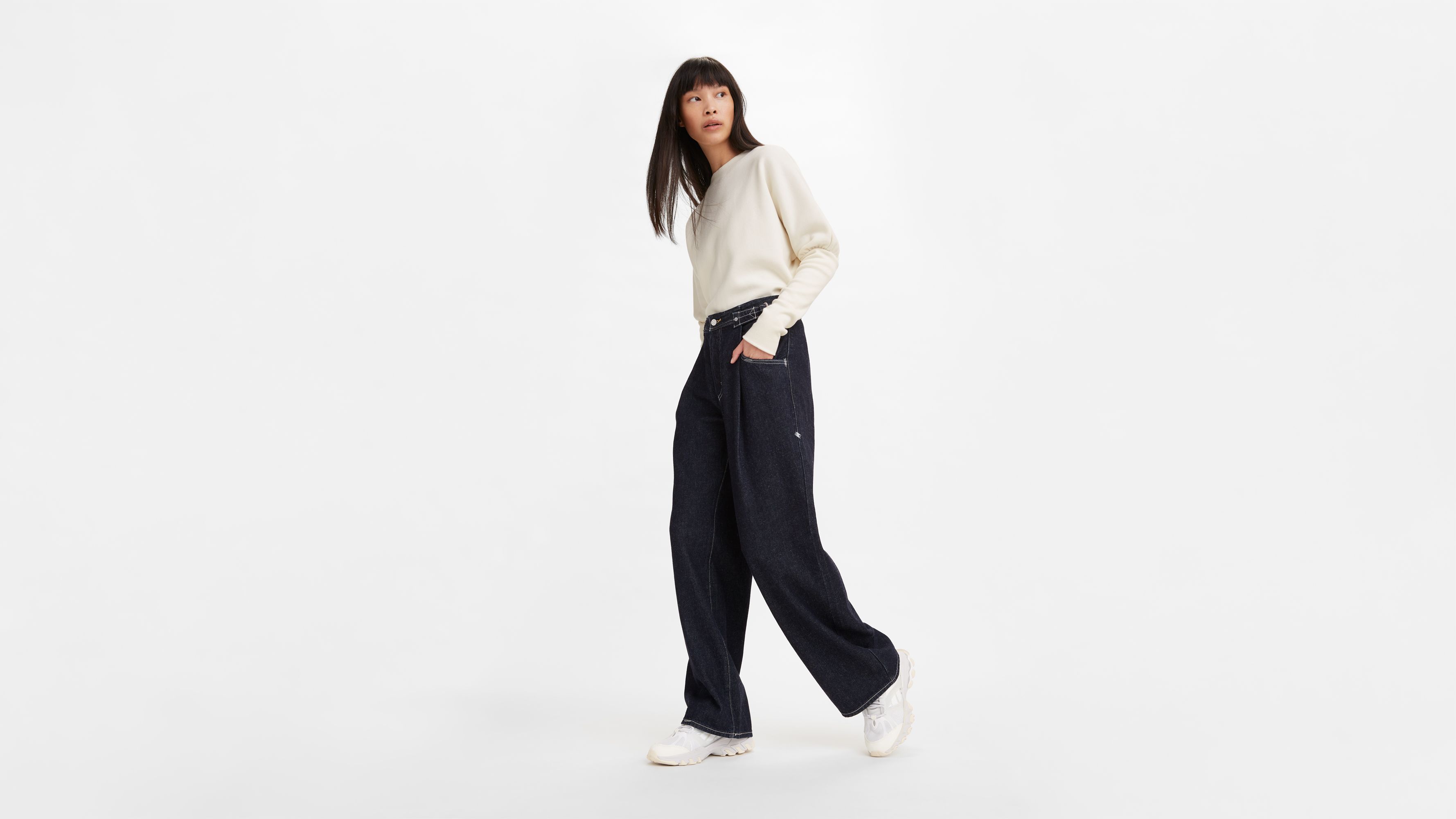 Low Loose Work Pants 4
