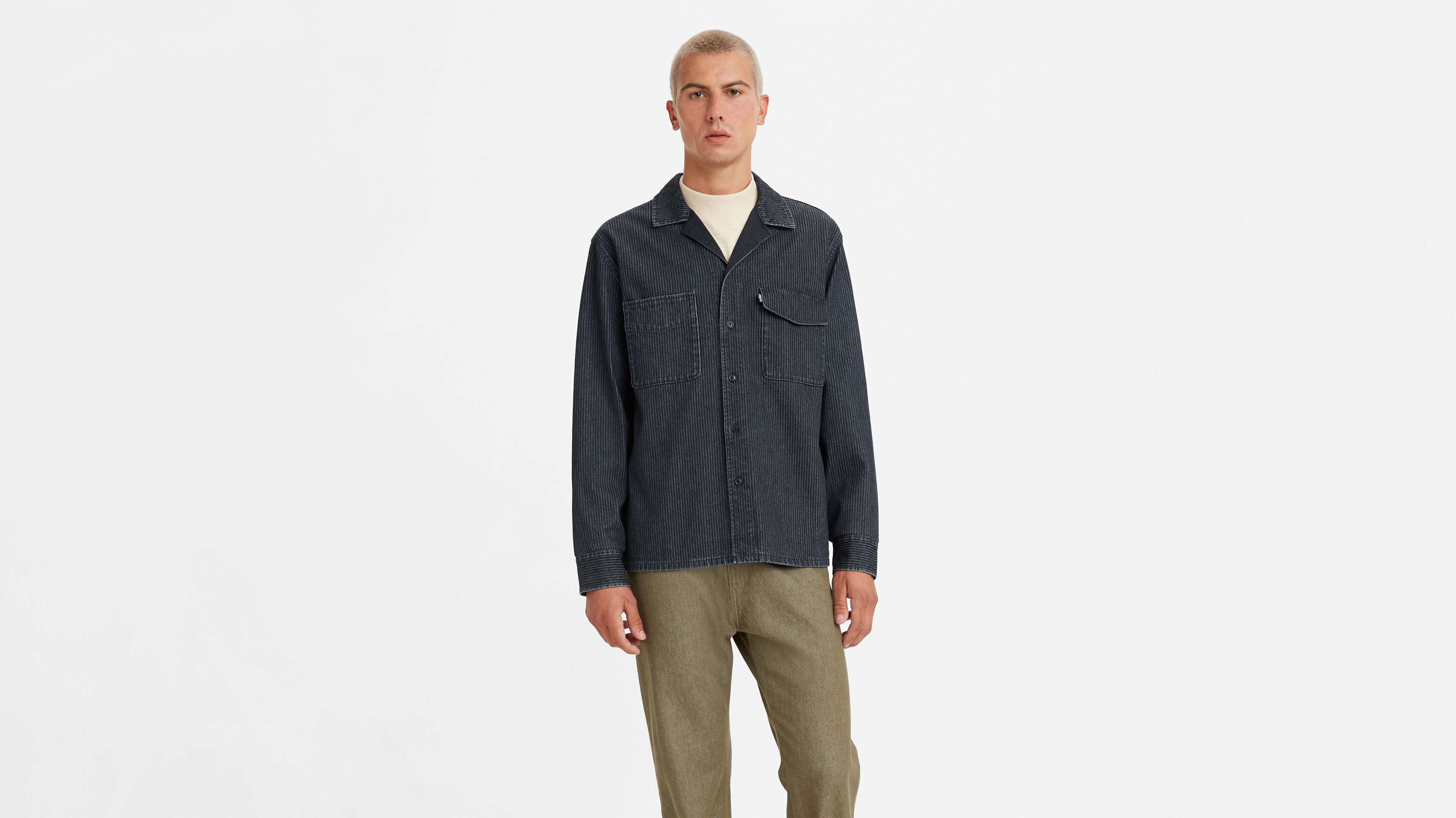 Polyploid Camp Collar Shirt C Blue – Neighbour