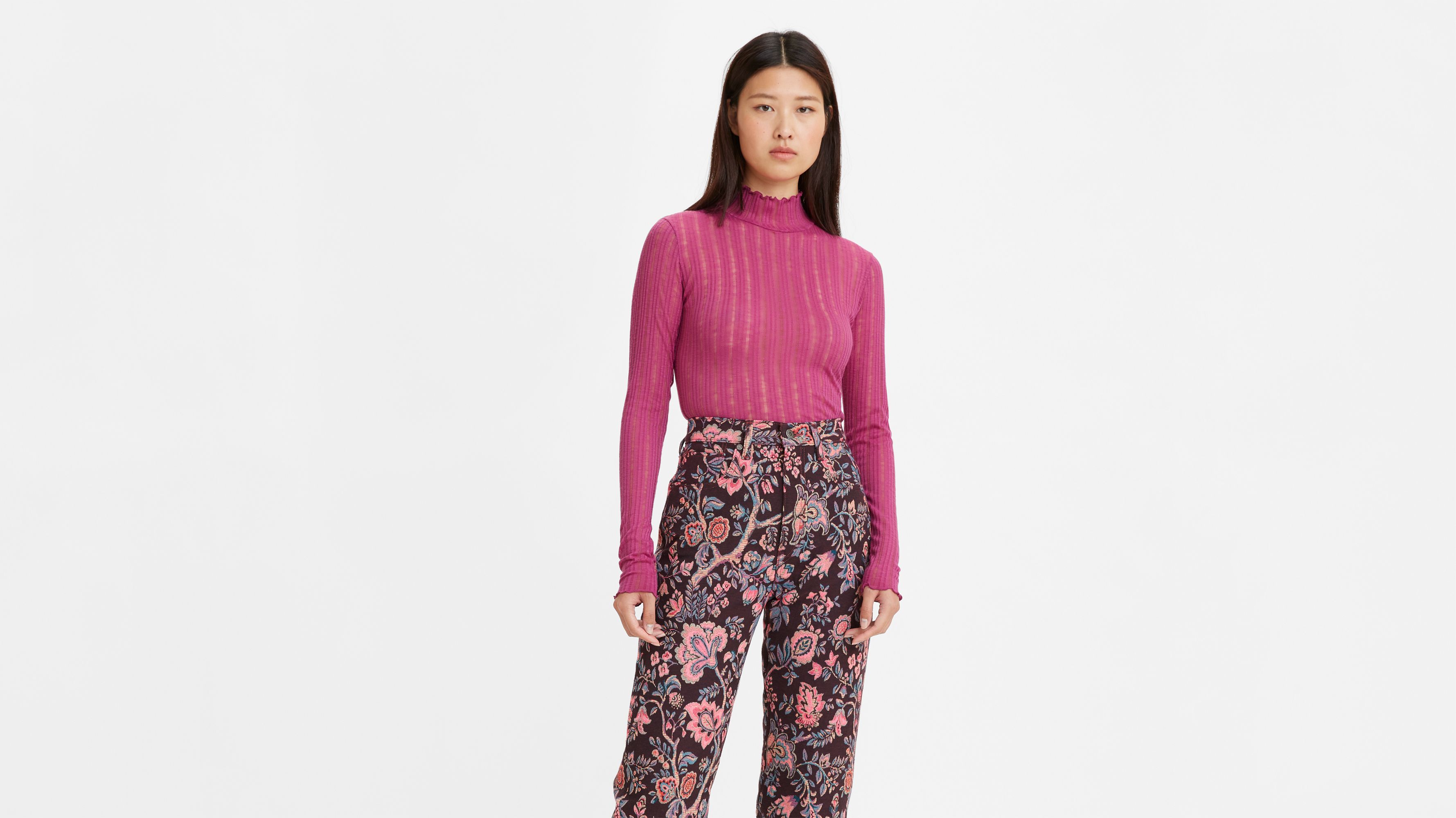 Mockneck Long Sleeve Shirt 1