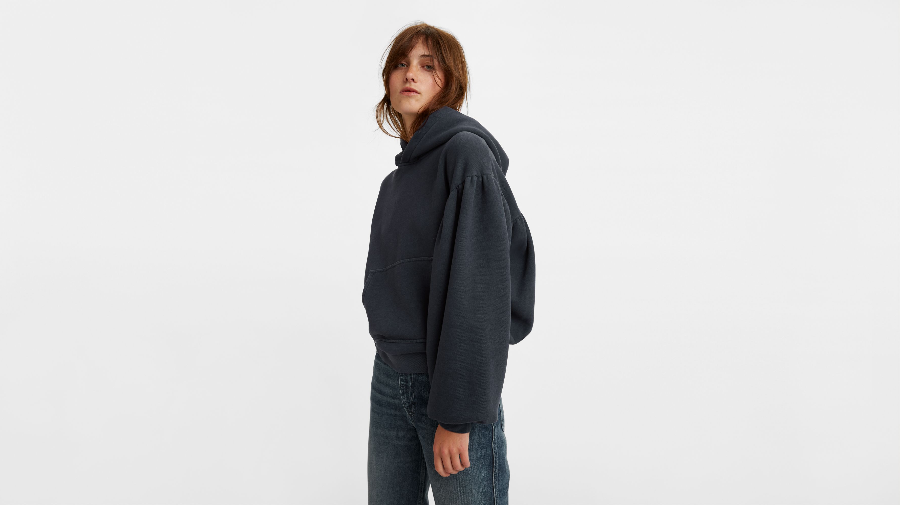Shirring Hoodie - Blue | Levi's® US