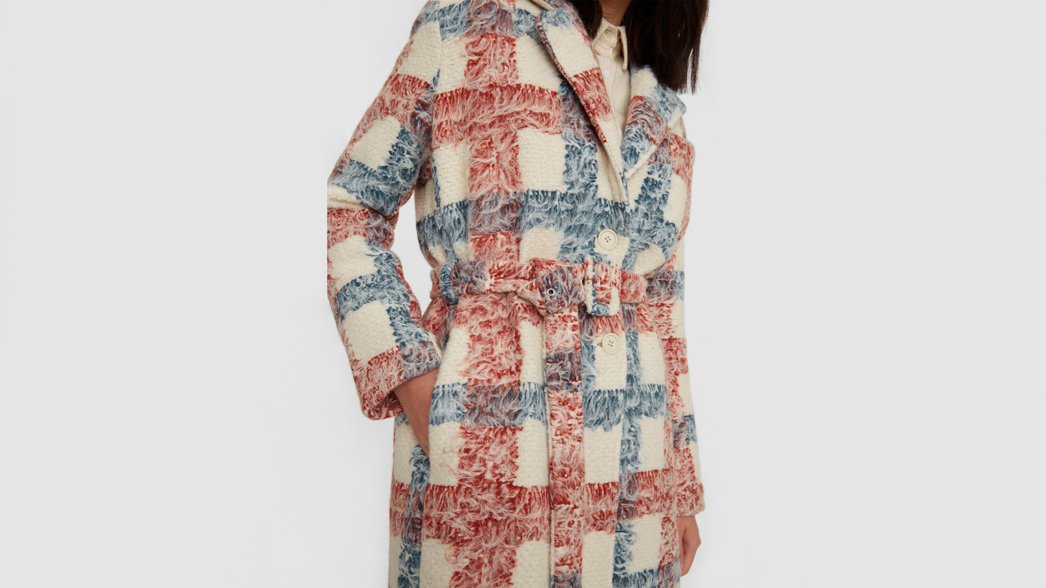 Brush Plaid Overcoat Multicolor Levi's® US