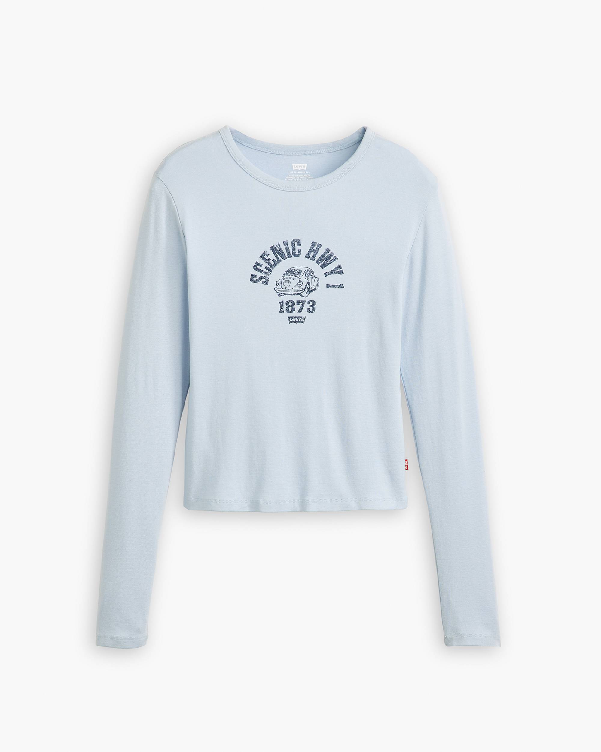Graphic Long Sleeve Rickie T-shirt - Blue | Levi's® US Graphic Long Sleeve Rickie T-shirt - Blue | Levi's® US