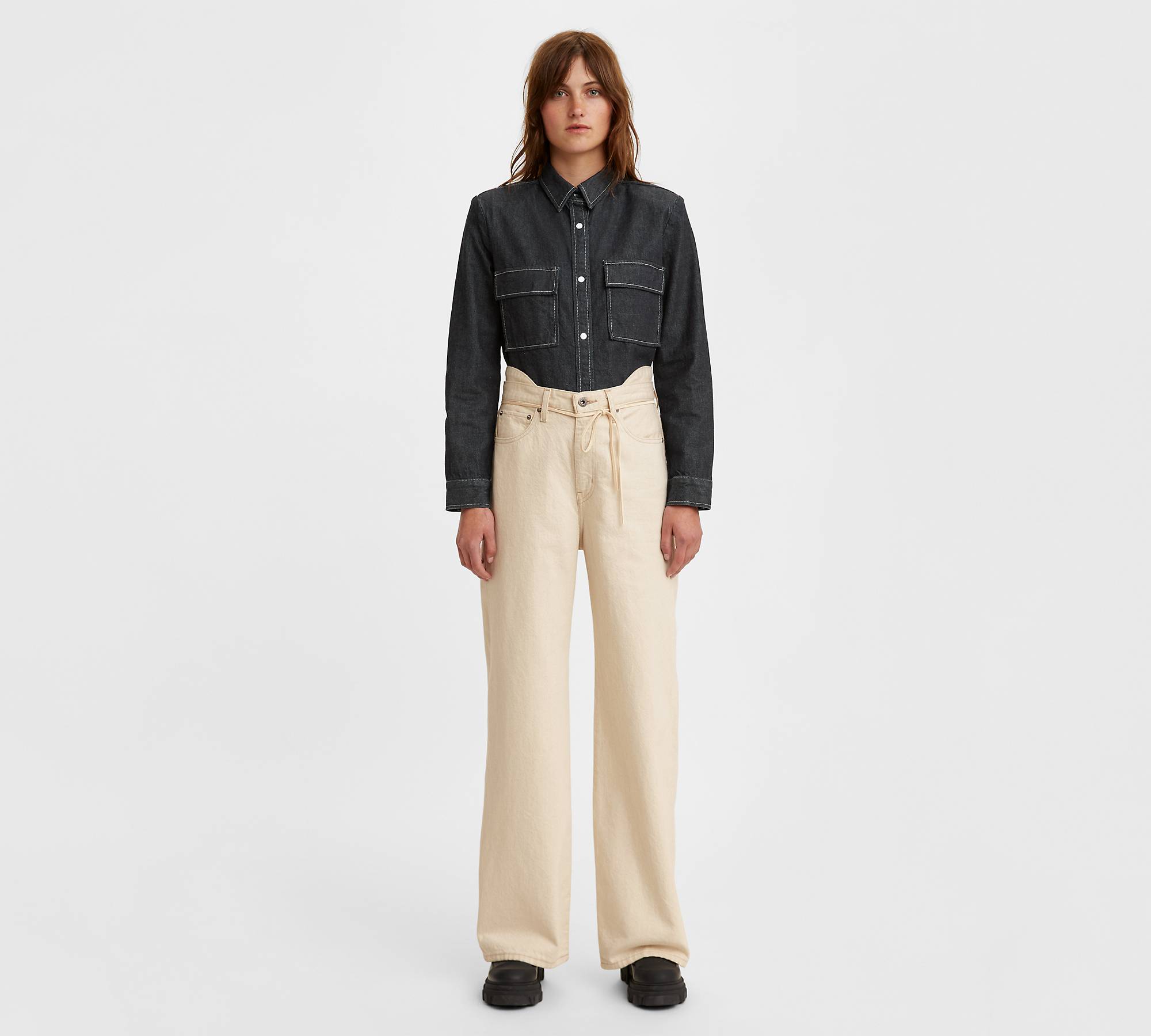 Hip Hugger Women's Pants - White | Levi's® US