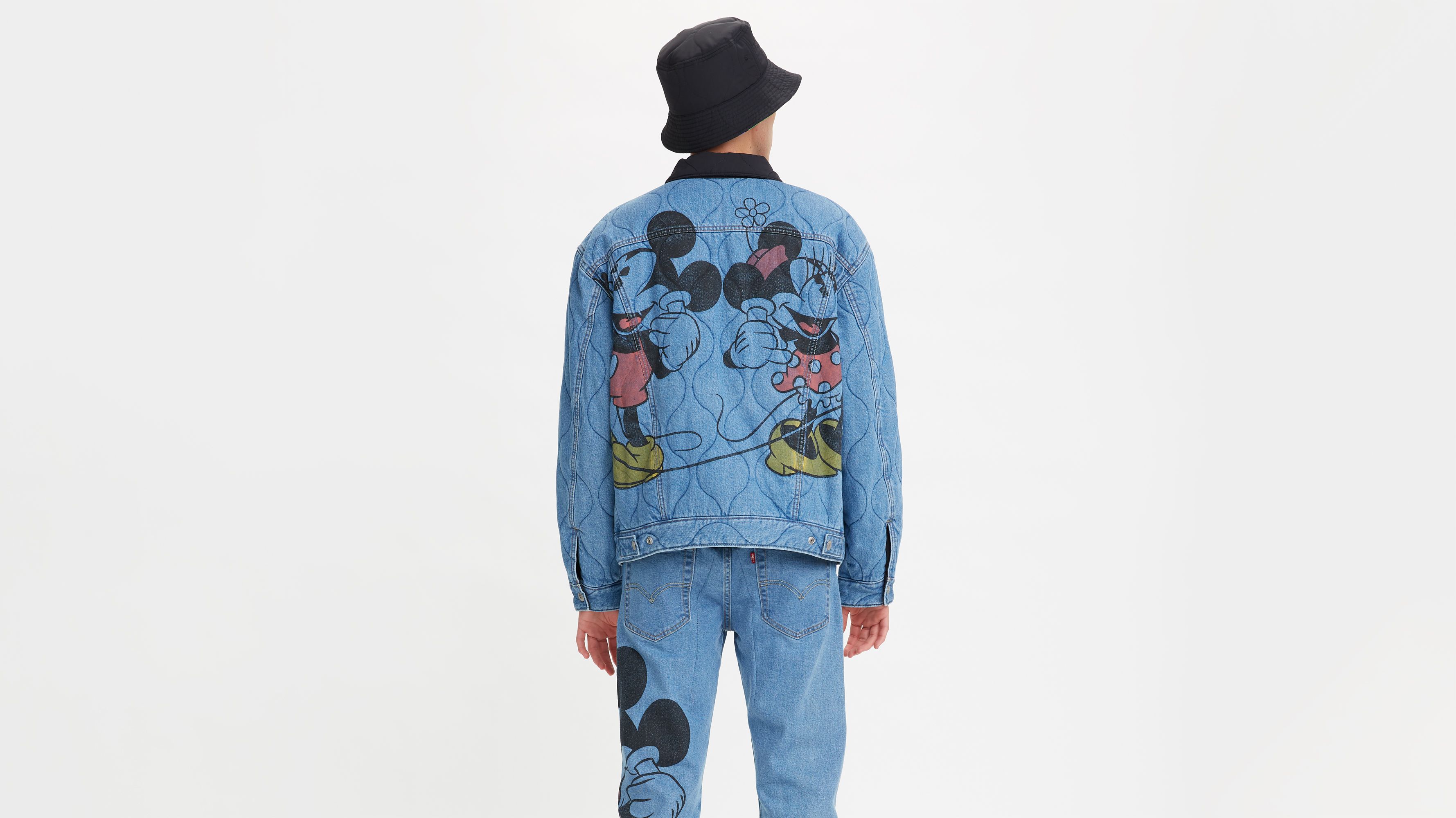 Levi's x mickey mouse deals sherpa trucker denim jacket