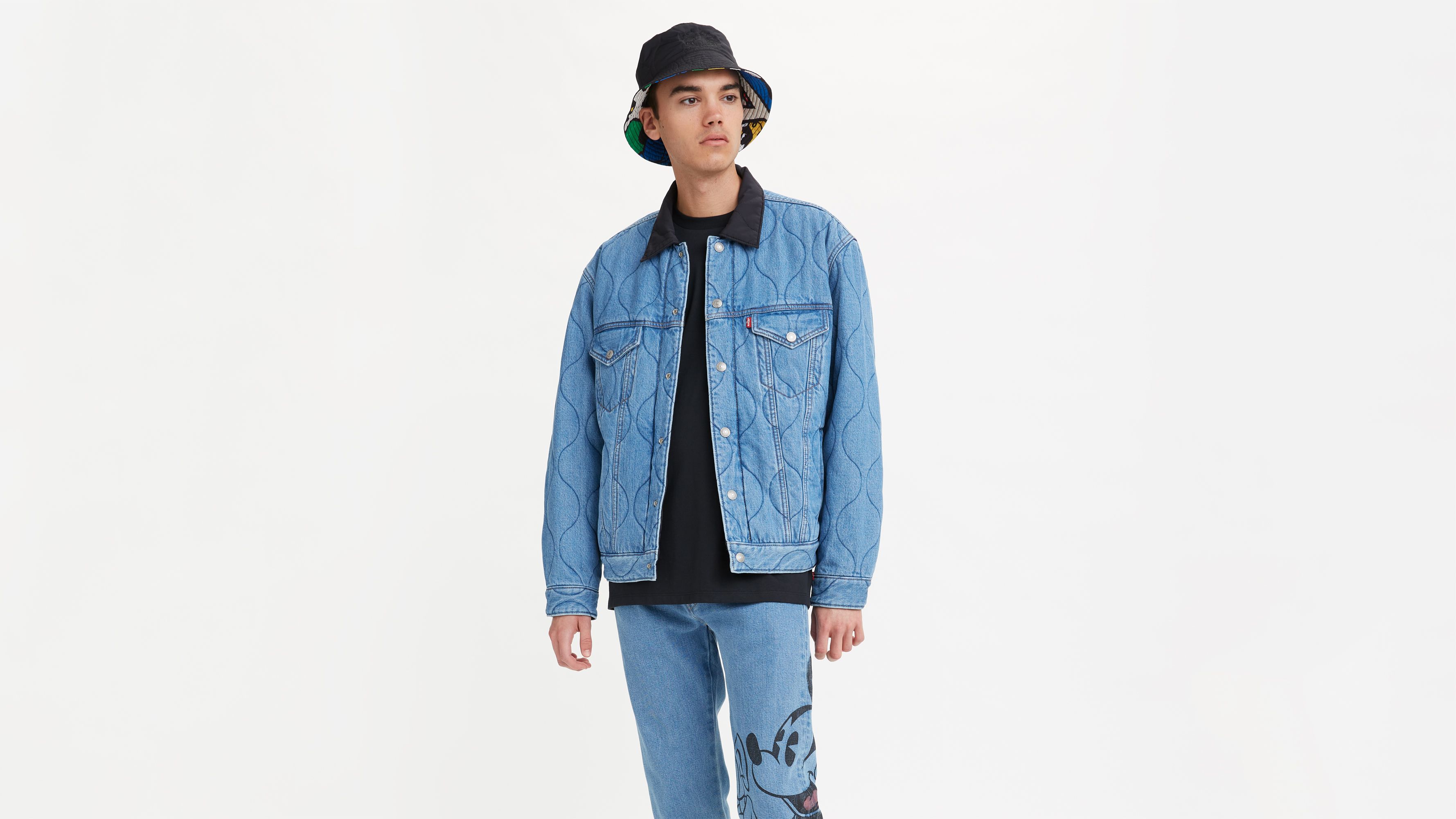 Levi's® X Disney Padded Trucker Jacket - Medium Wash | Levi's® US