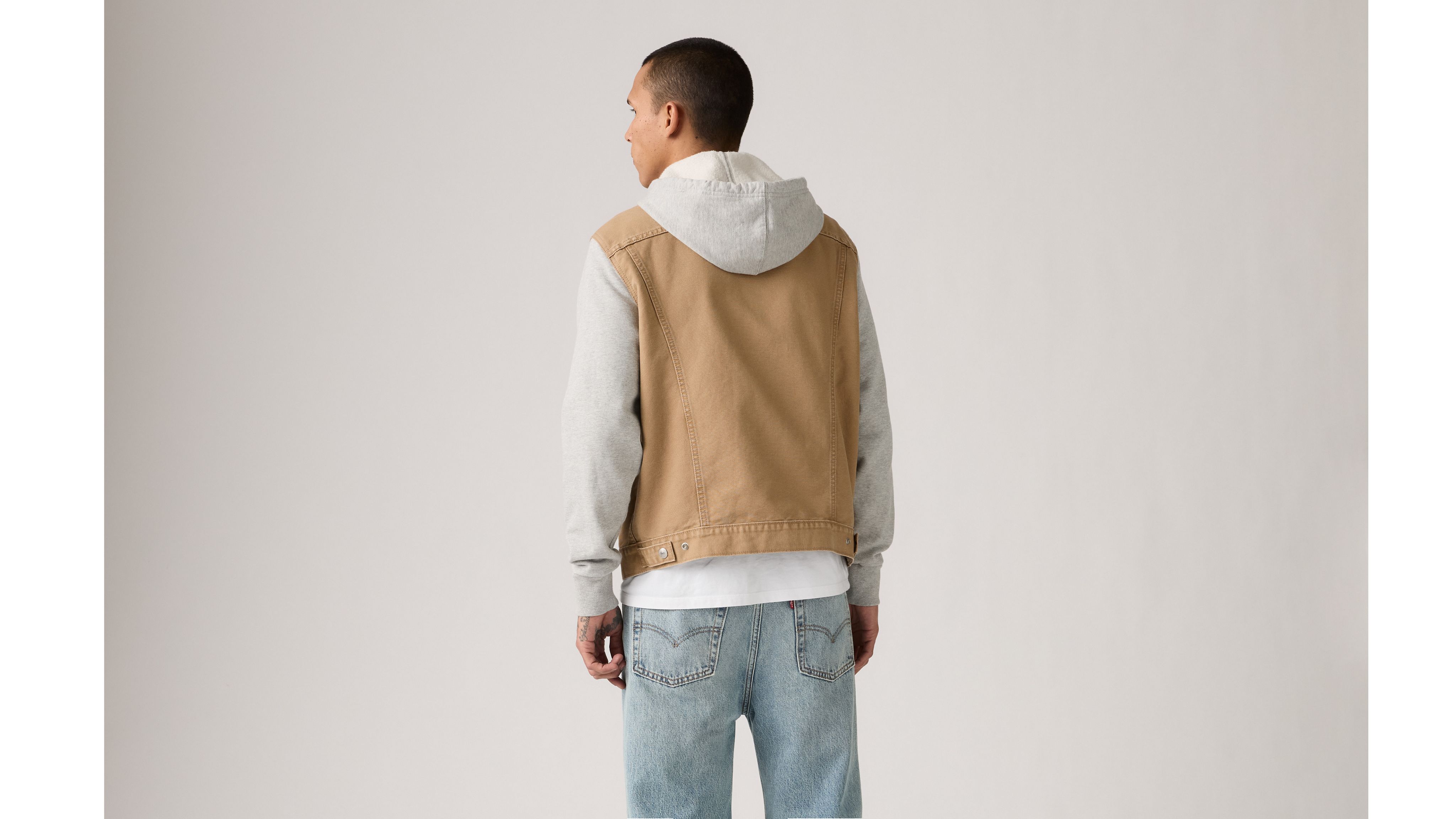 Hybrid Hoodie Trucker Jacket 3