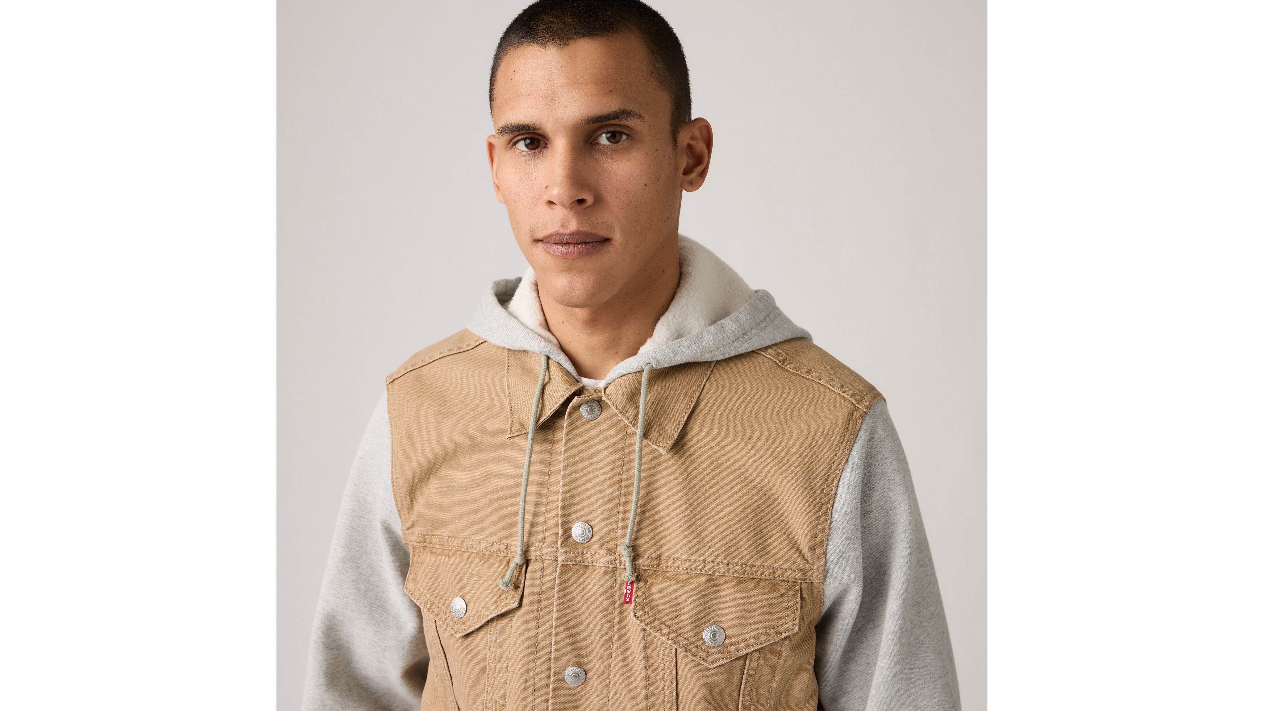 Hybrid Hoodie Trucker Jacket 4