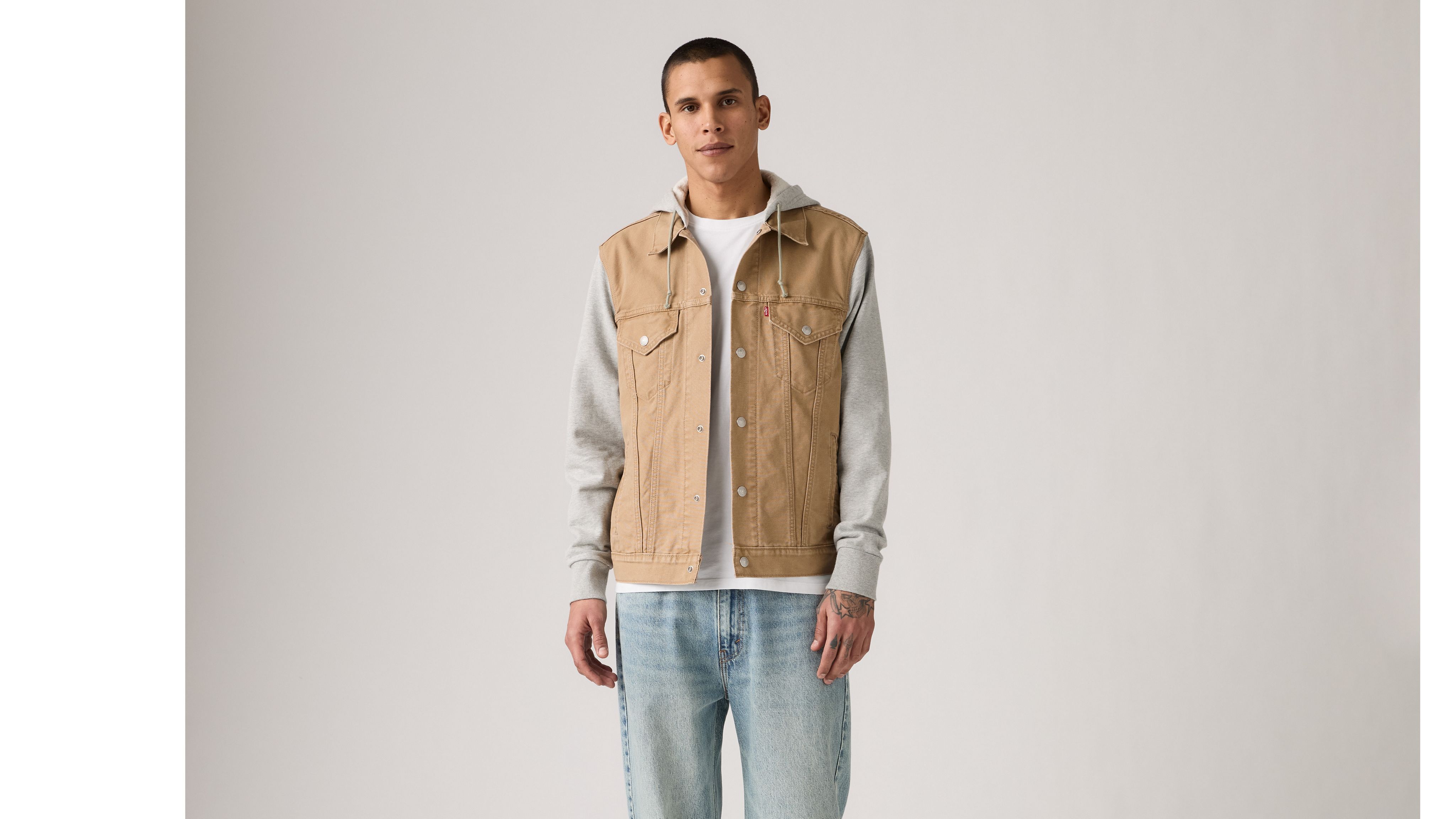 Hybrid Hoodie Trucker Jacket 2