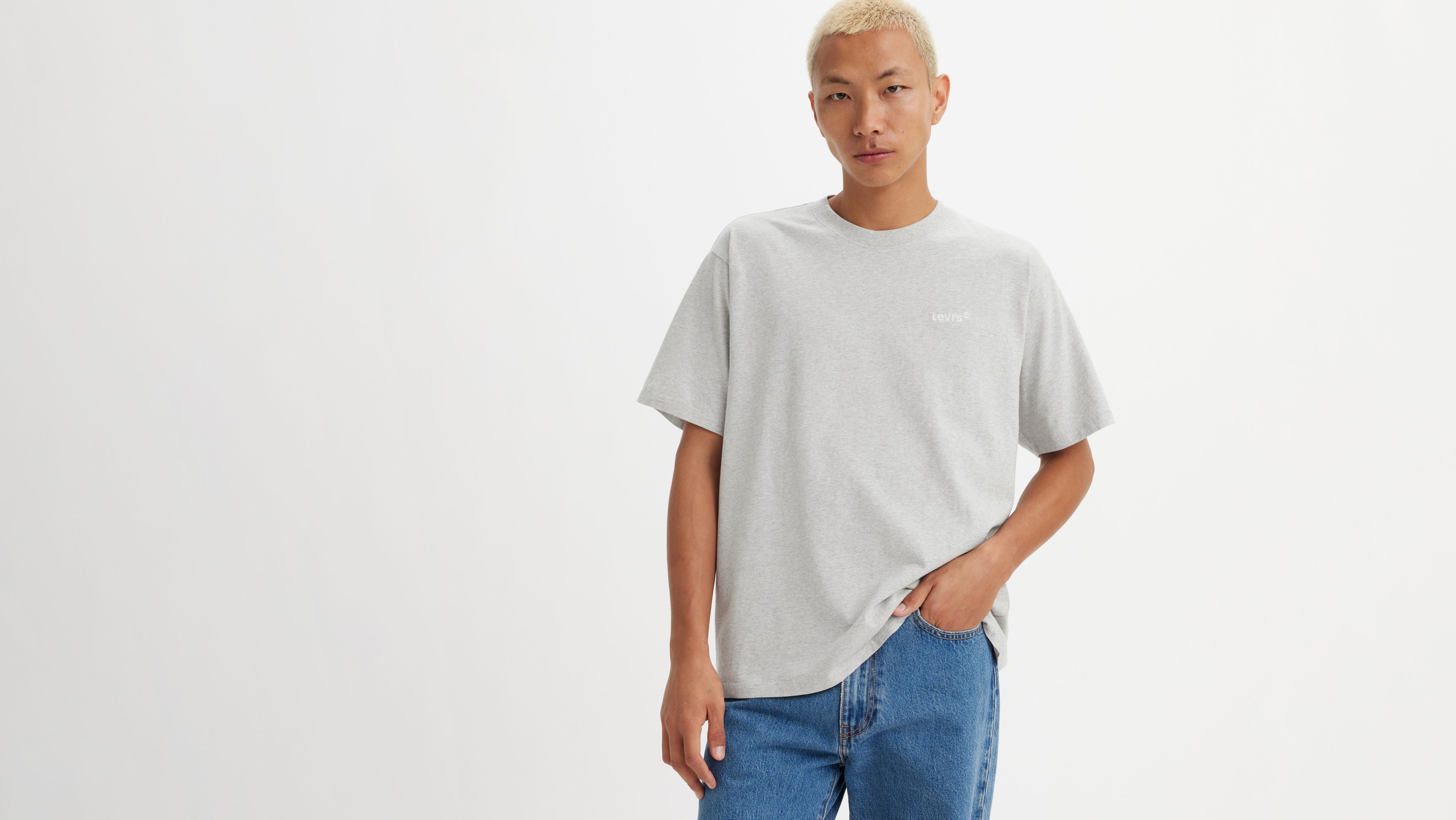 Levi's Red Tab Vintage T-shirt In Light Mist Heather