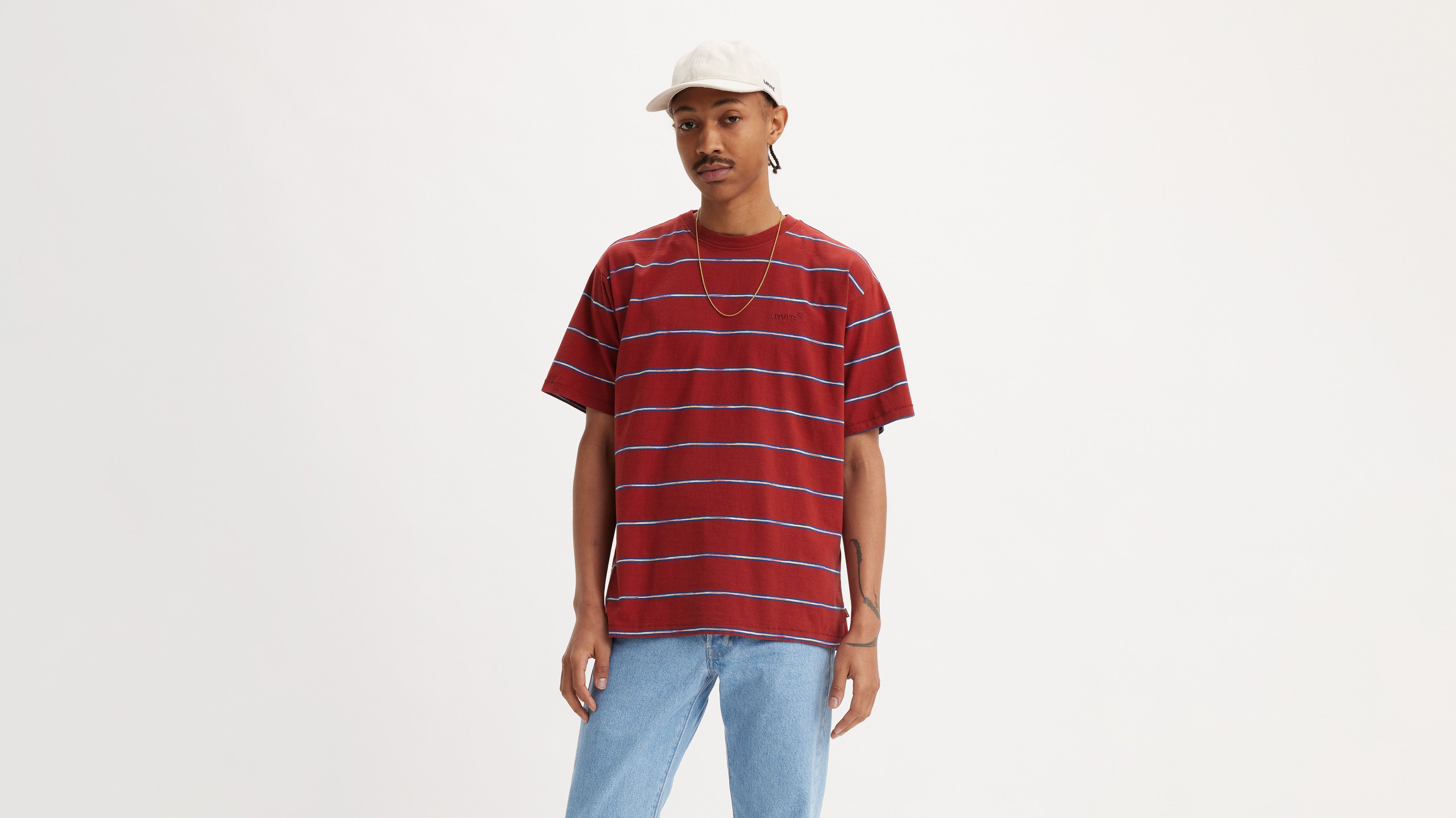 Levis vintage striped t shirt online