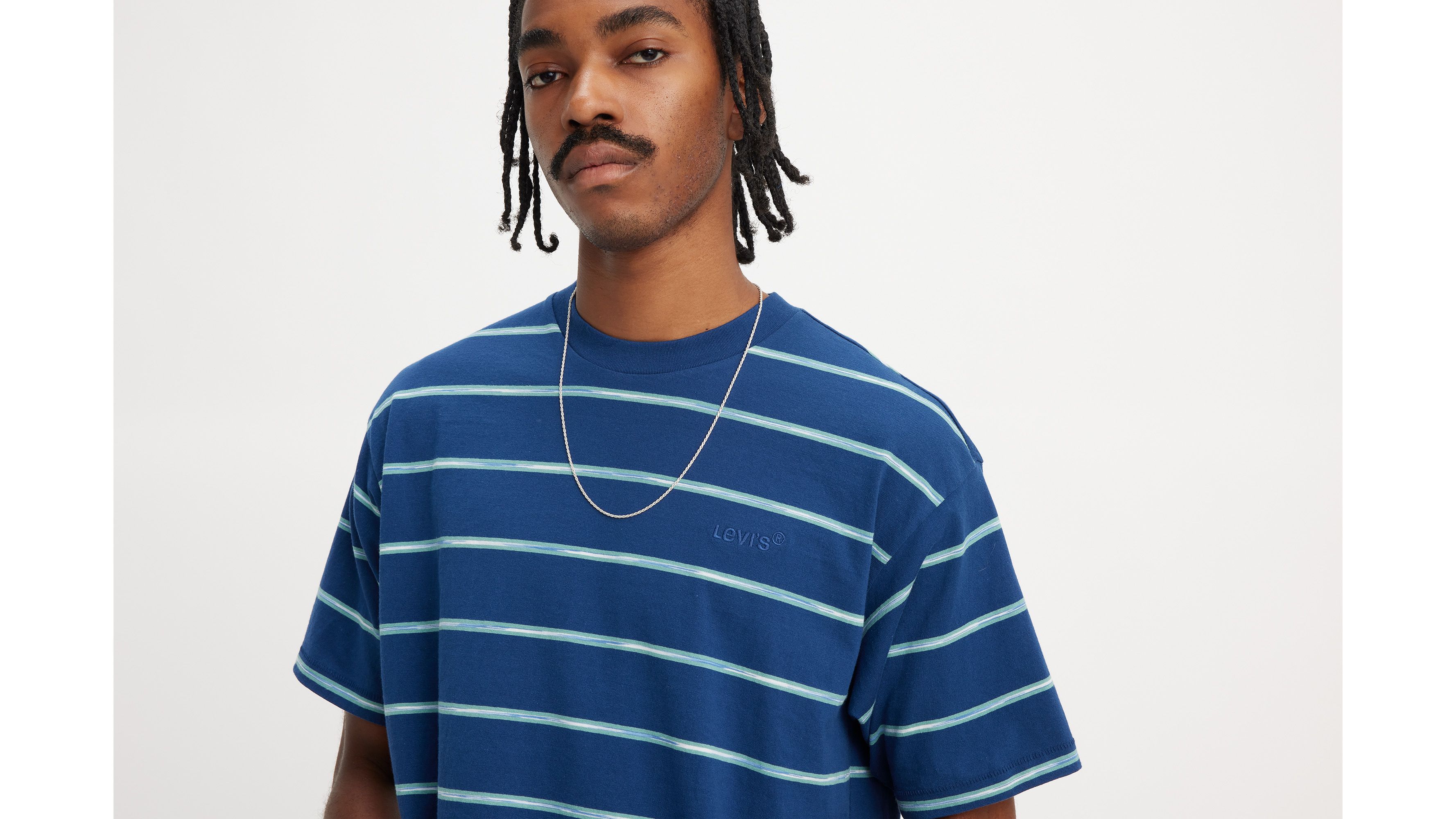 Striped Red Tab™ Vintage T-Shirt 4