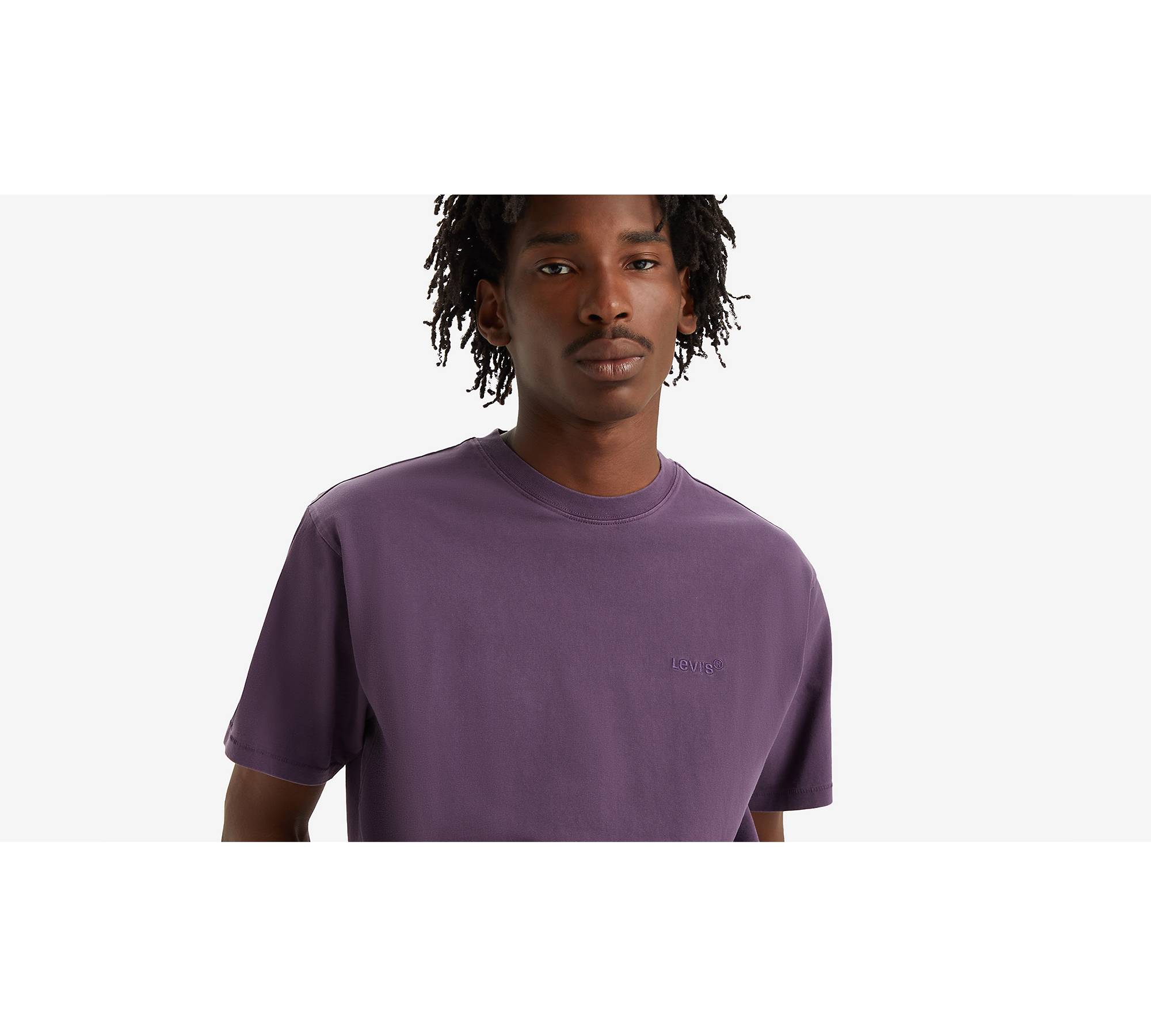Levi's Homme Red Tab Logo T-Shirt, Bleu