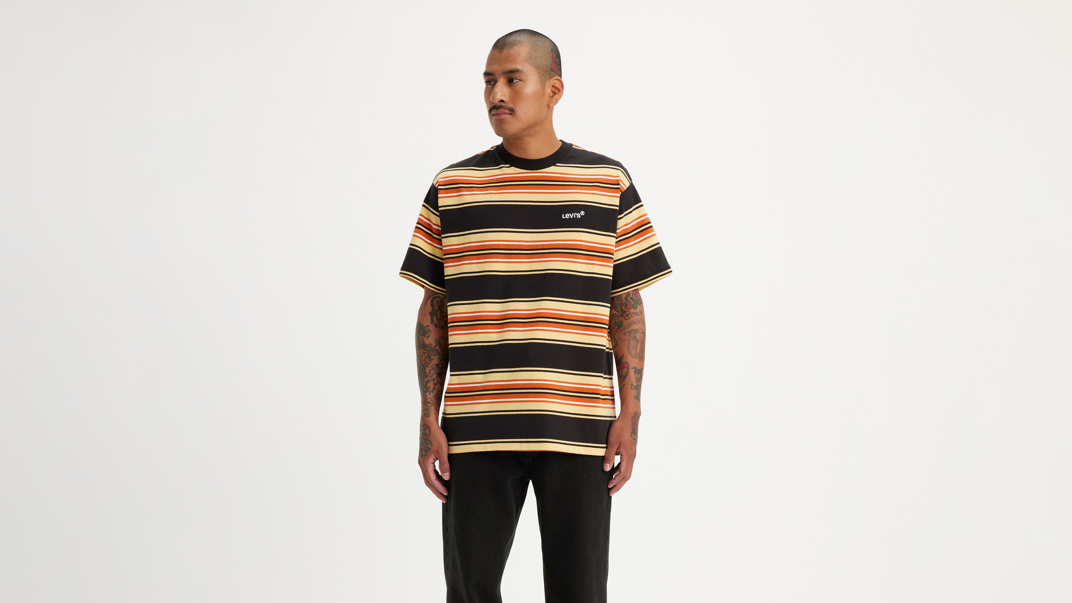 Levis striped shirt on sale