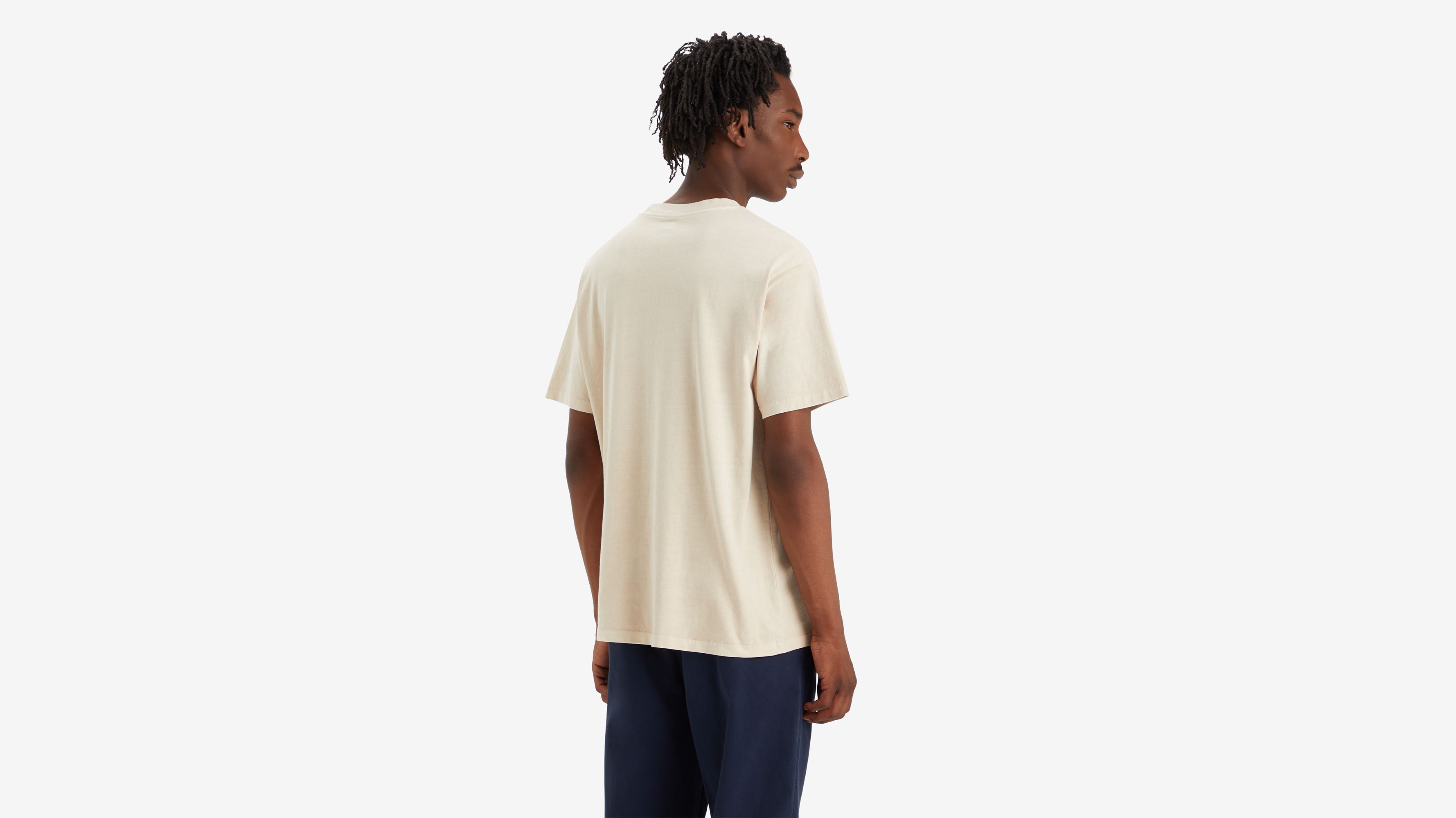 Levi's Red Tab Vintage T-shirt In Fog Garment Dye Fog