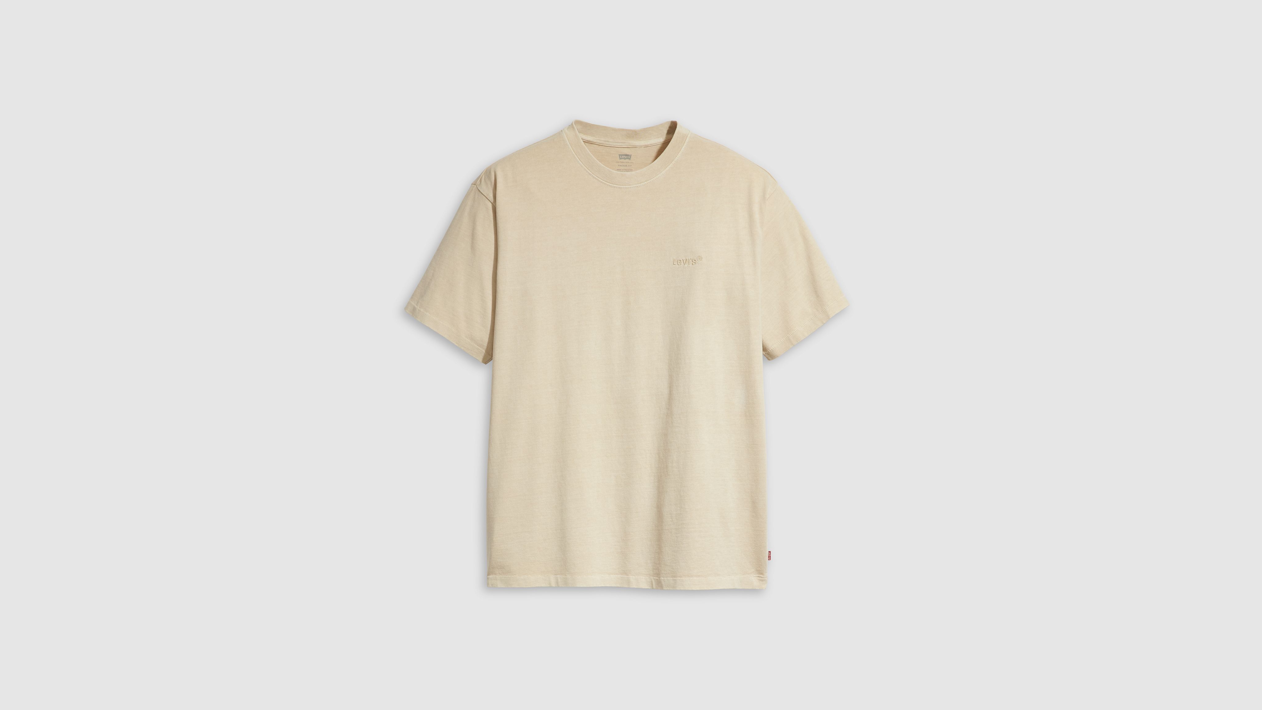 Levi's Red Tab Vintage T-shirt In Fog Garment Dye Fog