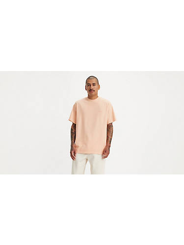 리바이스 Levi Red Tab Vintage T-shirt,Garment Dye Pale Peach - Multi-Color