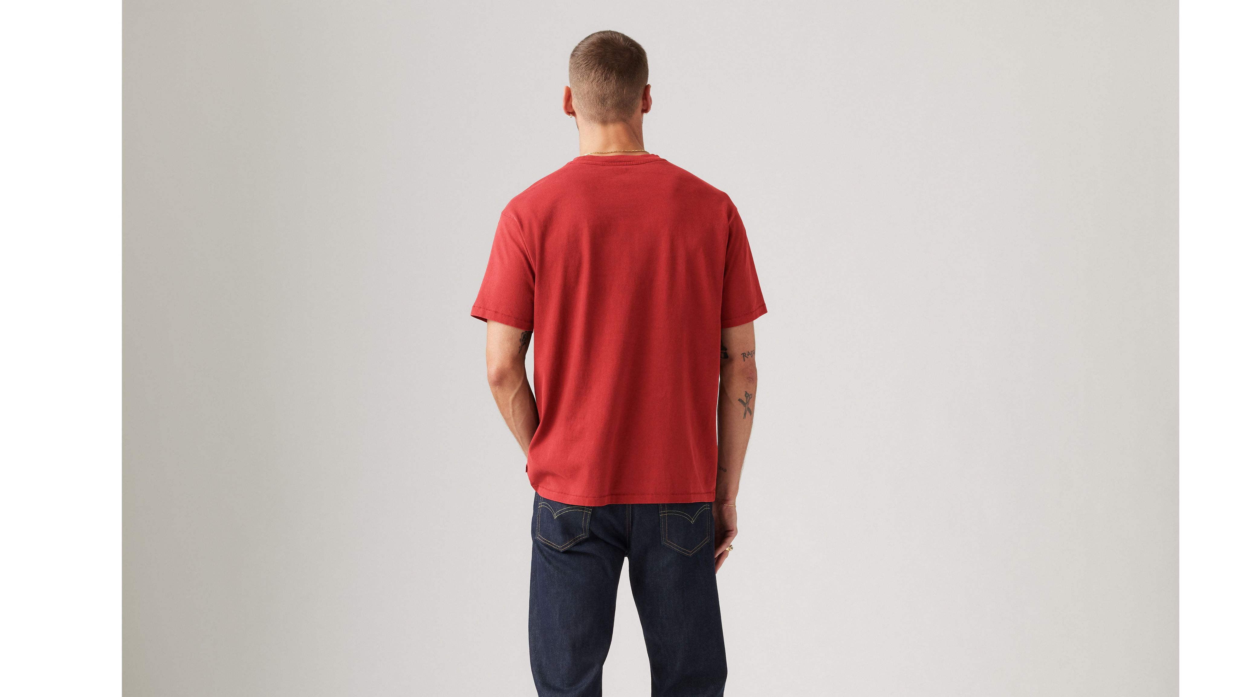 【SATIIIZ】Tabe Vintage Short Sleeve T-Shirt SATIIIZ】Clock vintage washing short-sleeved T-shirt SATIIIZ