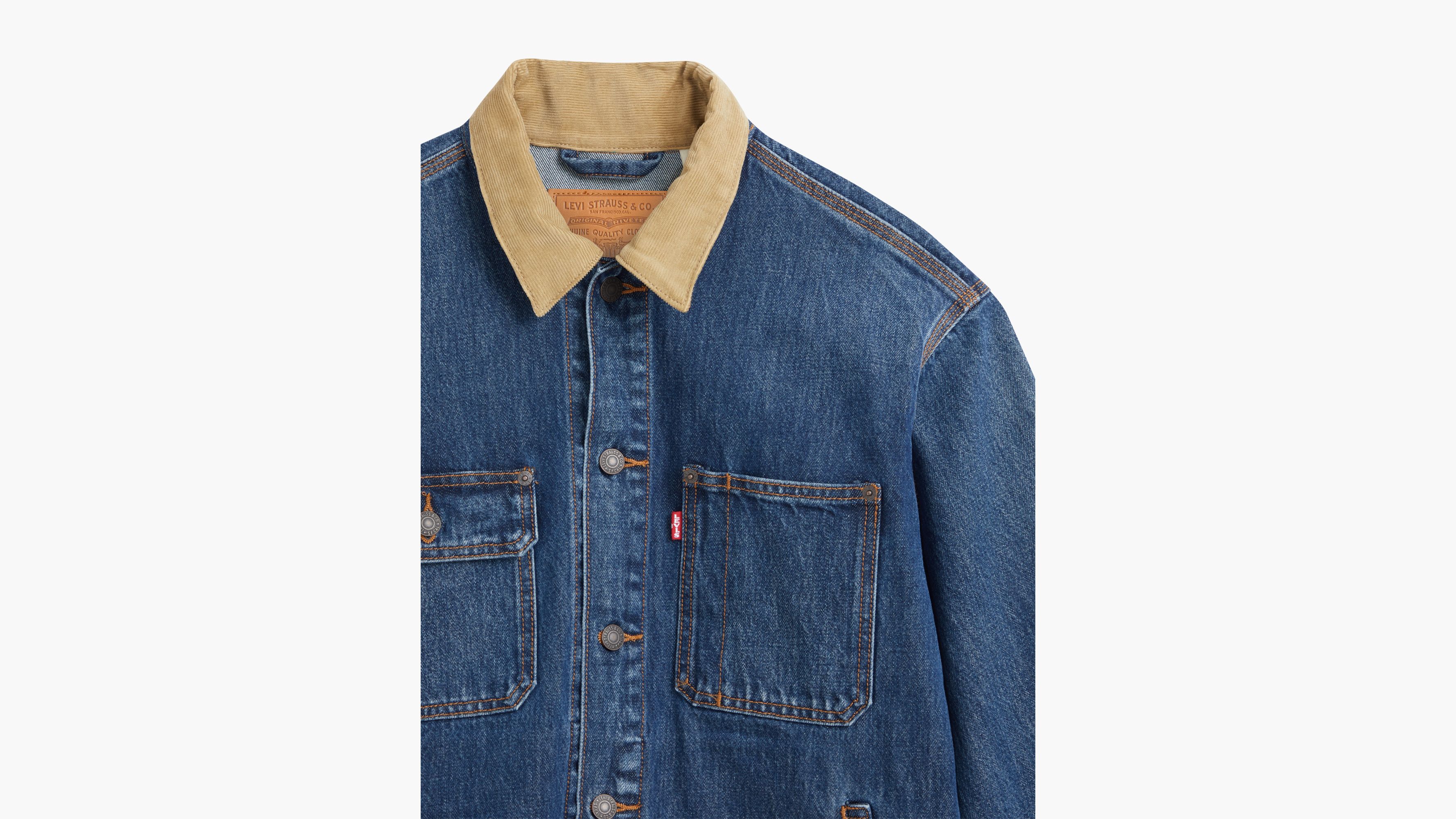 ジャケット・アウター Levi's RELAXED 2ND DENIM TRUCKER JACKET Levi's Men's Type II Relaxed-Fit Denim Trucker Jacket - Macy's