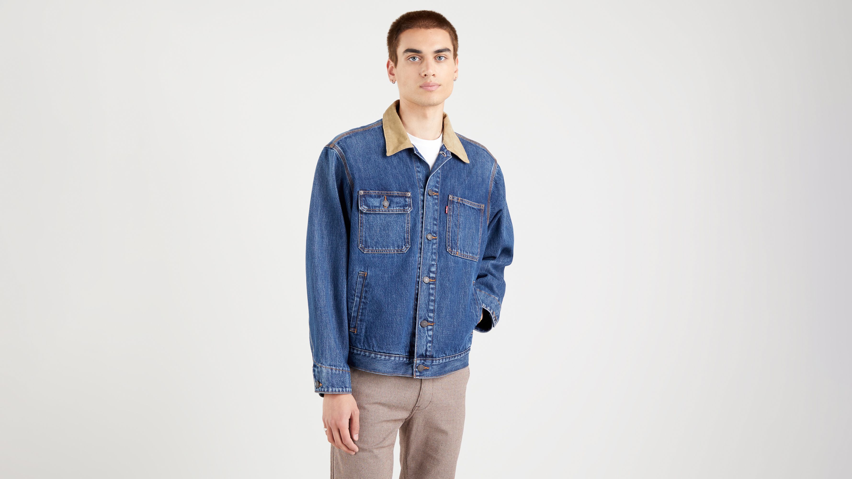 Sunset Trucker Jacket - Blue | Levi's® AD