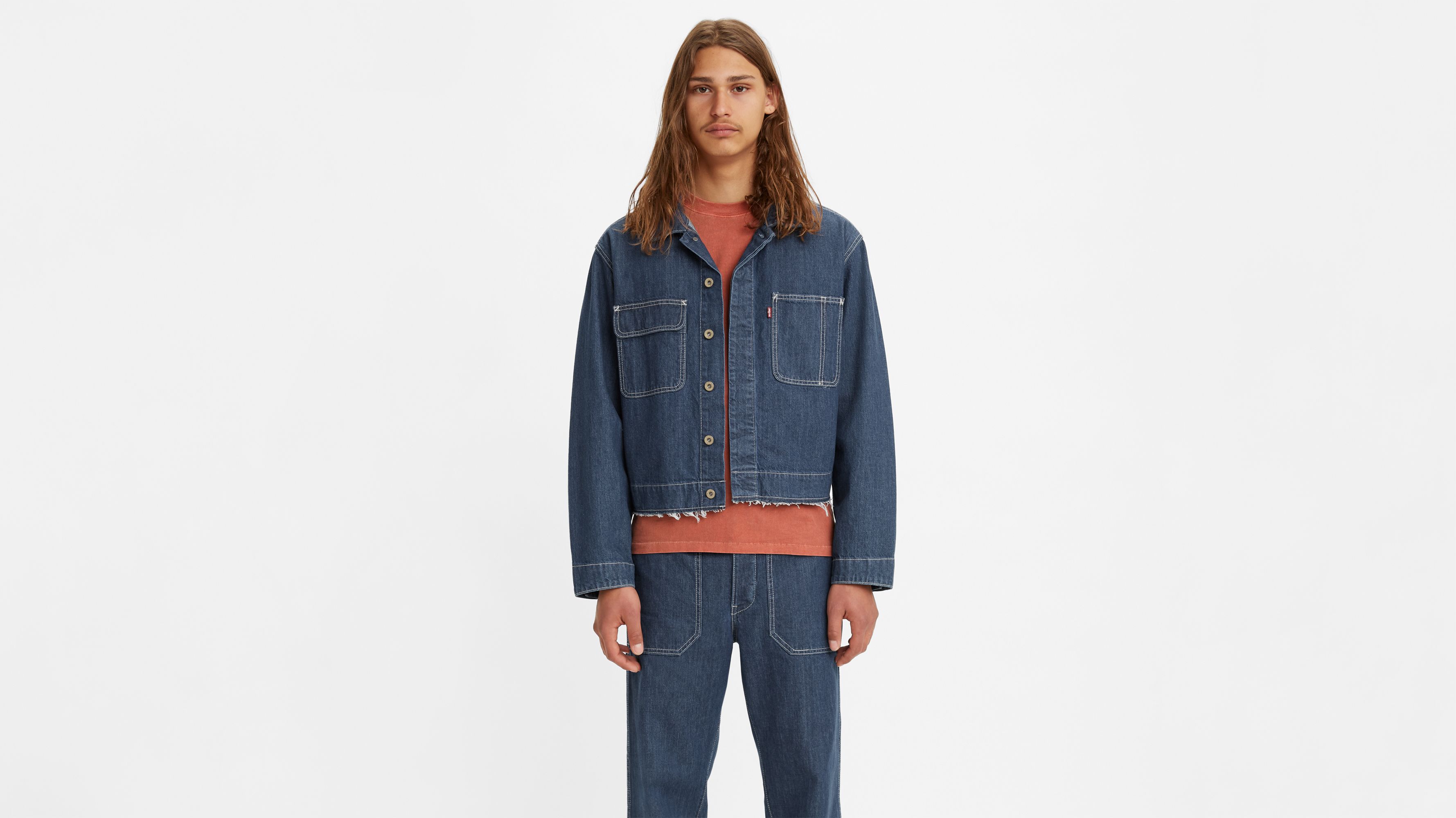 Half-all Oversized Trucker Jacket - Blue | Levi's® CA