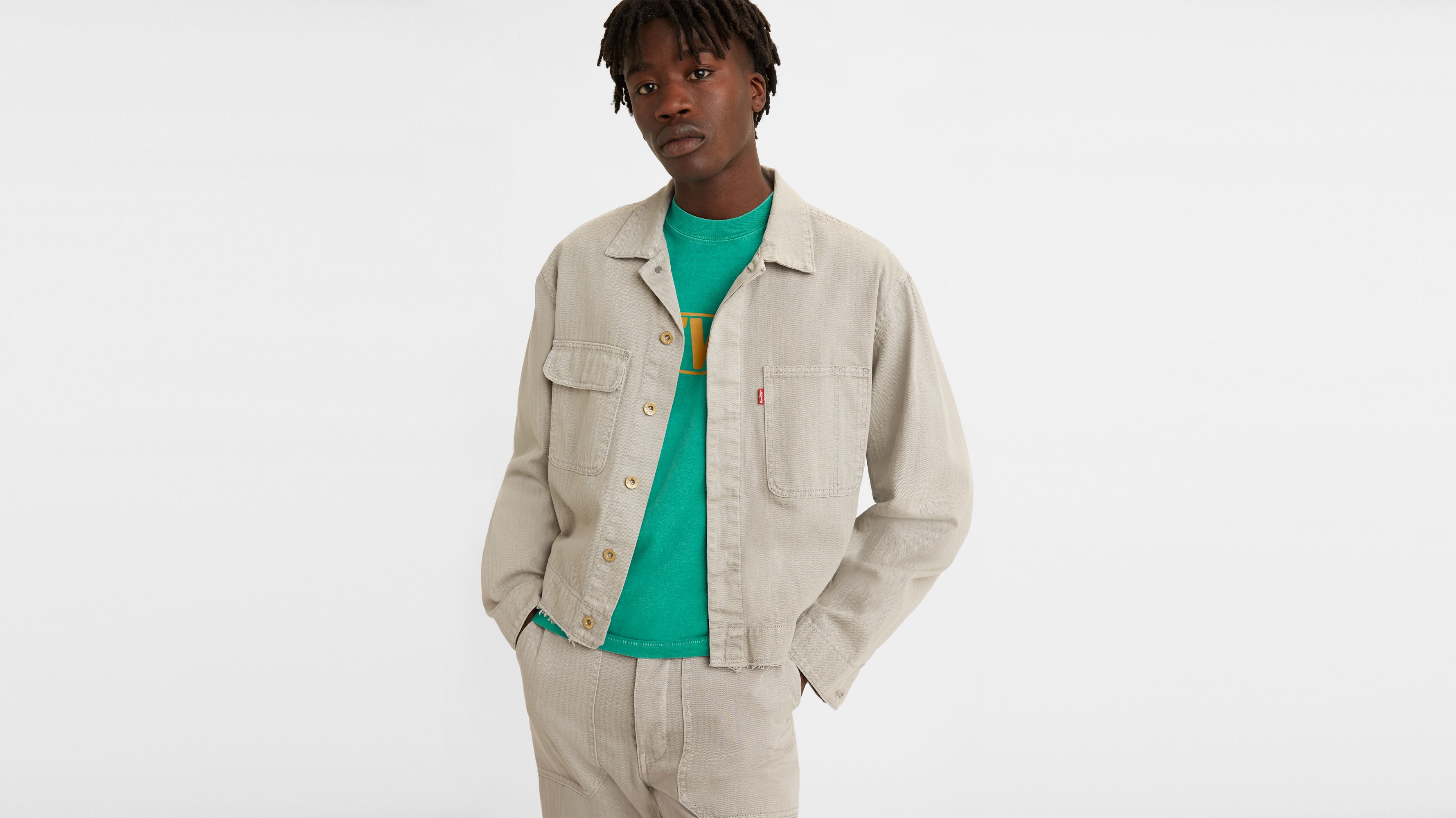 levi's half jacket