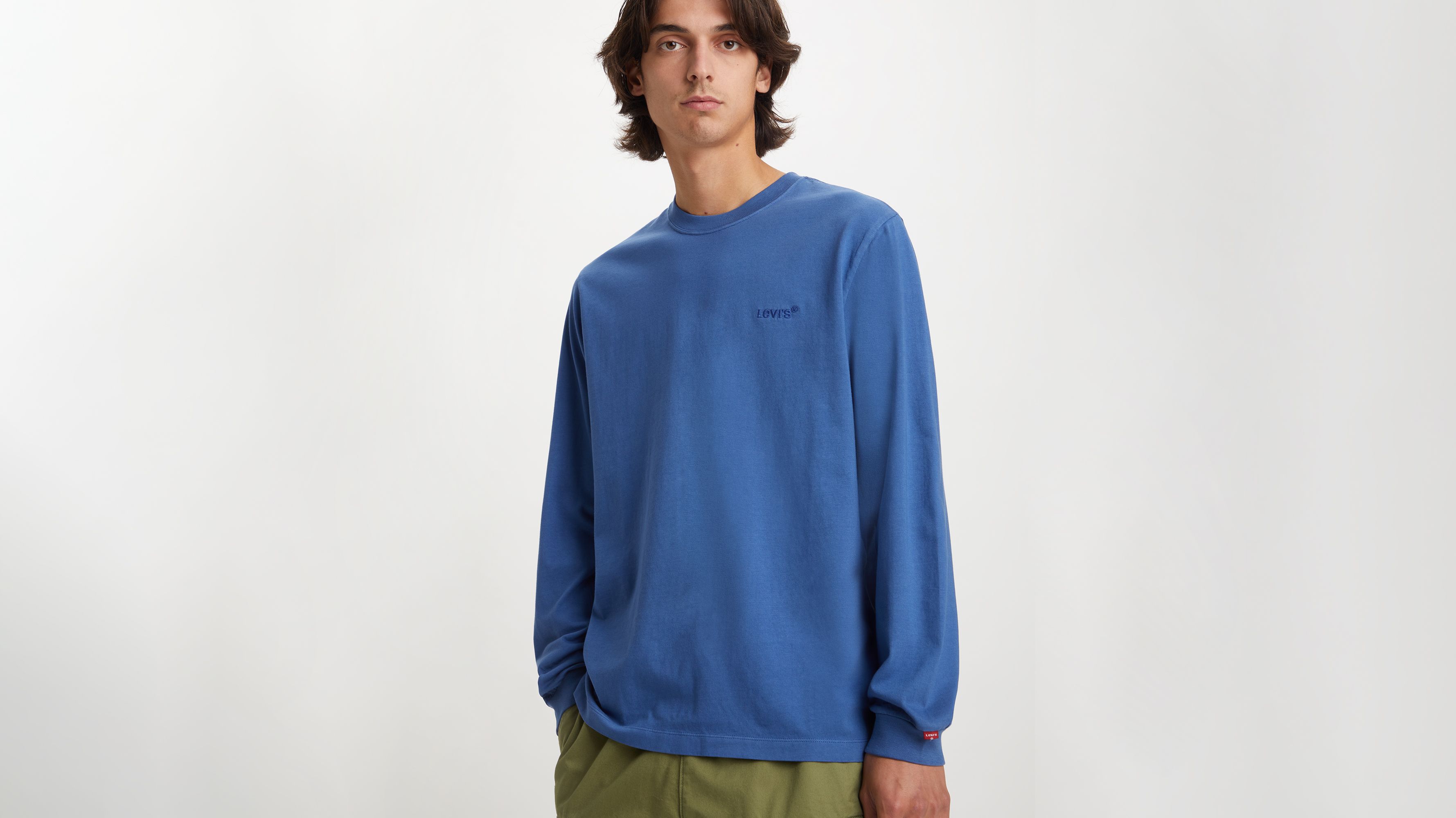 Red Tab™ Long Sleeve T-shirt - Blue | Levi's® US