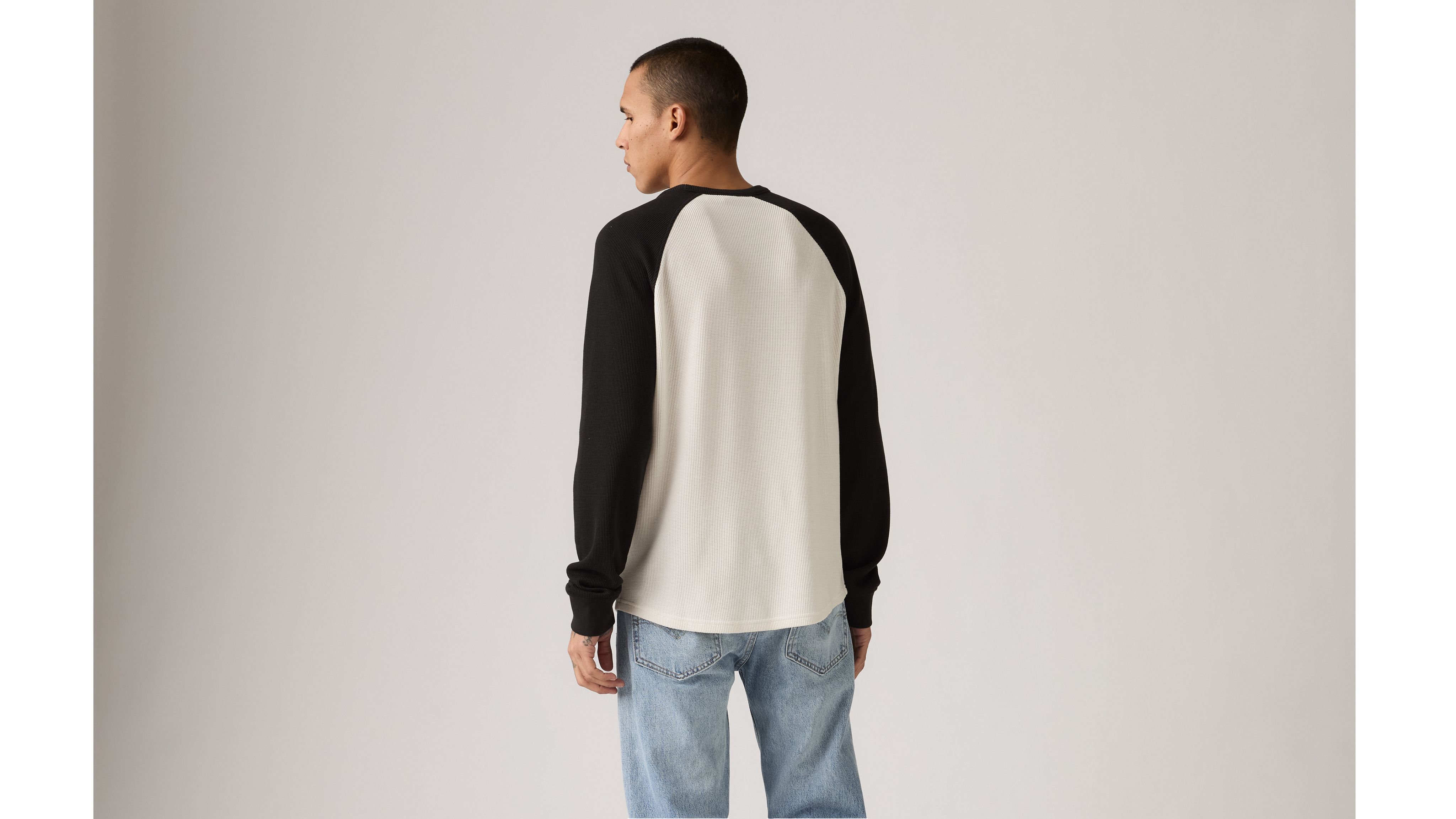 Thermal Raglan Crewneck T-Shirt