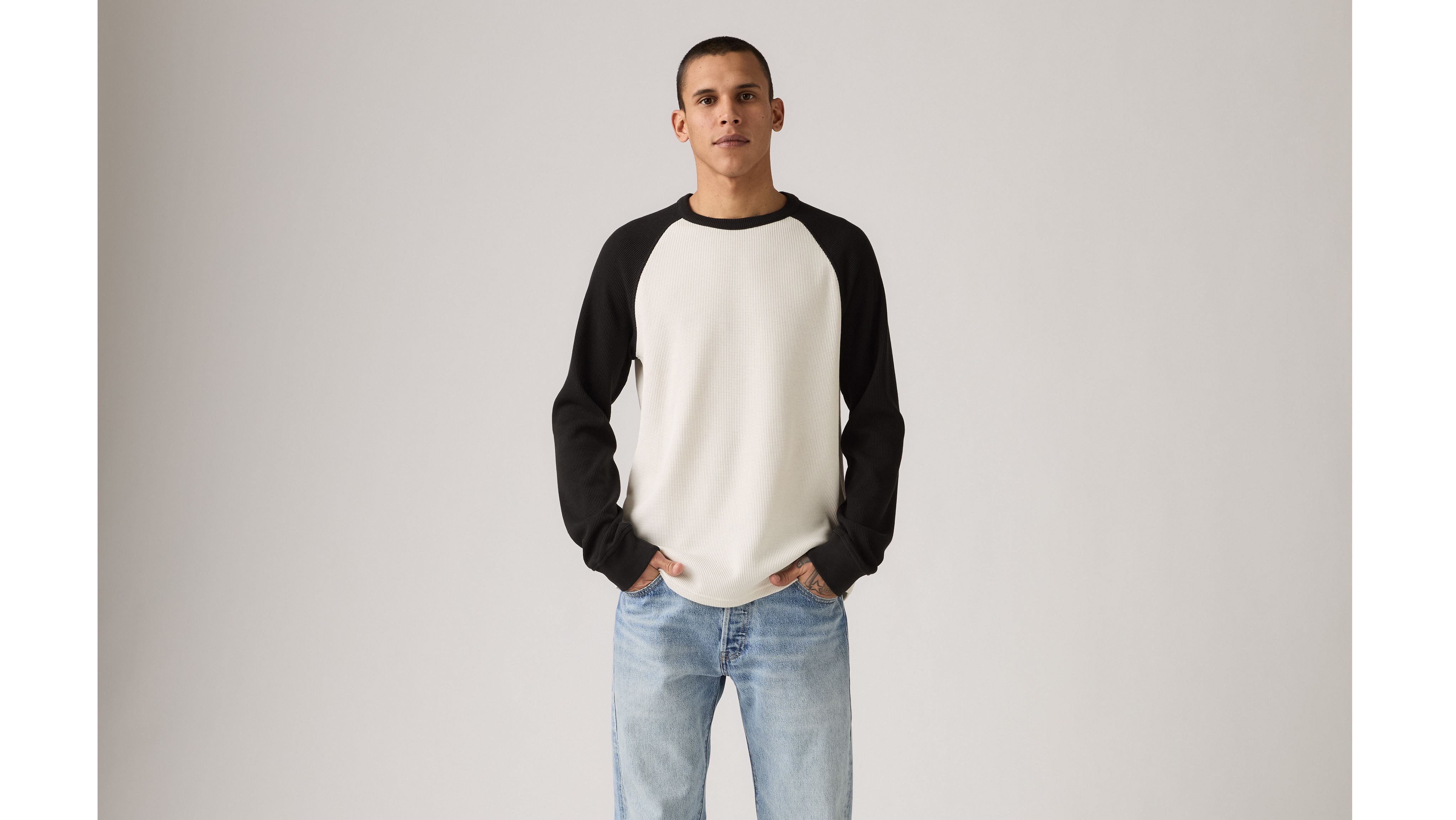 Thermal Raglan Crewneck T-Shirt 6