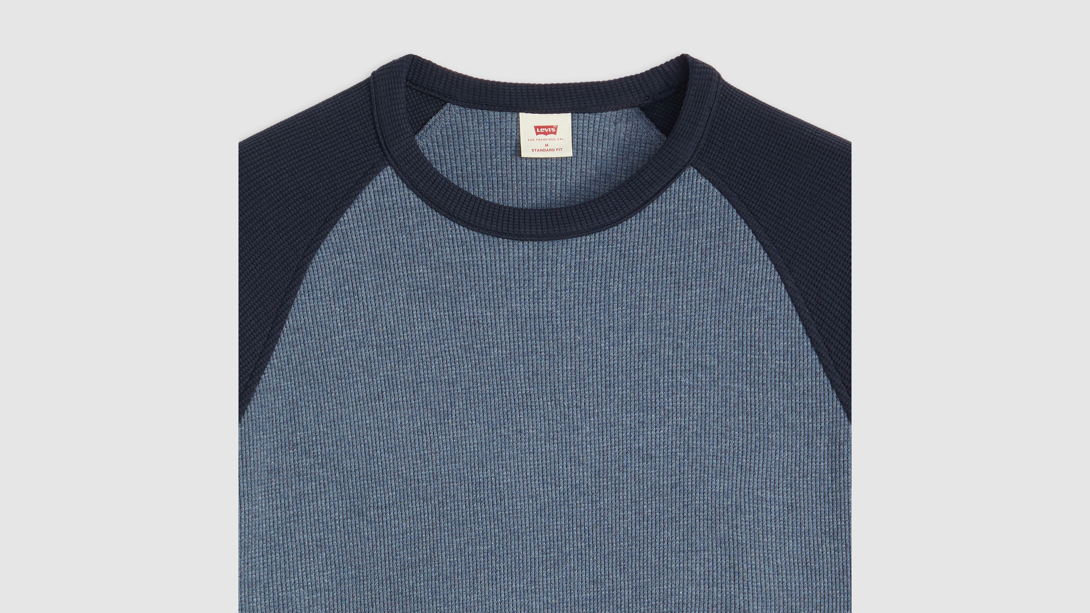 Thermal Raglan Crewneck T-Shirt