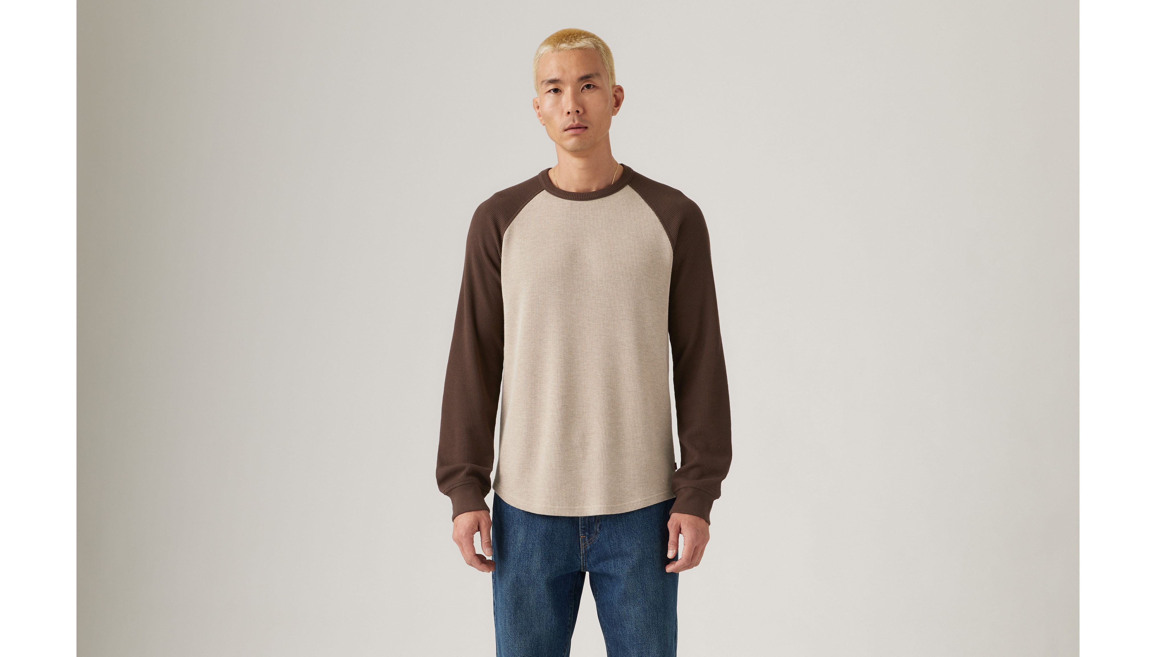 Thermal Raglan Crewneck T-Shirt 12