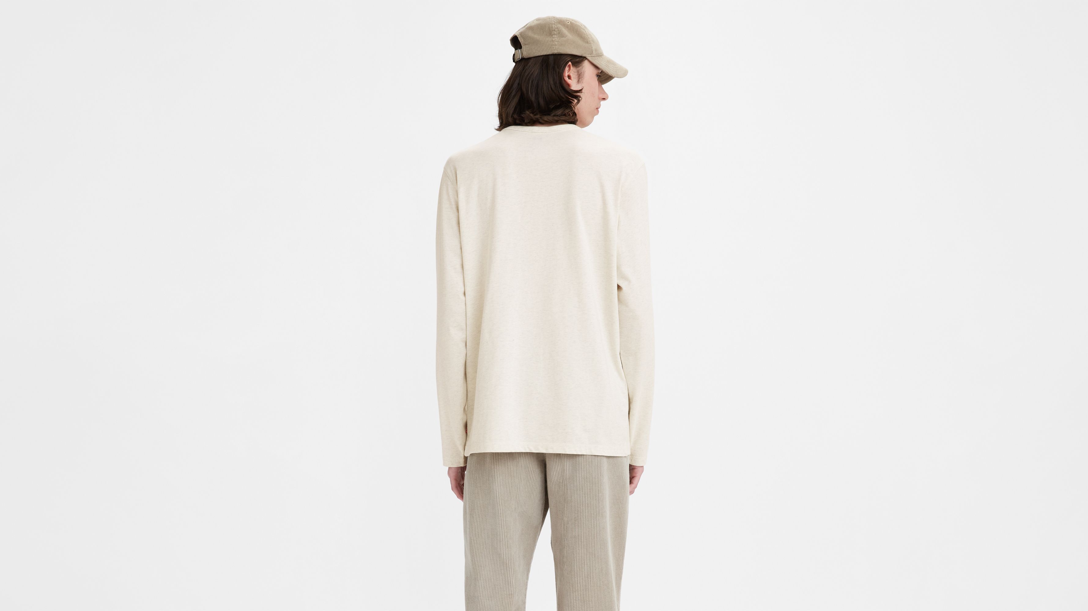 Long Sleeve Jersey Henley T-Shirt 2